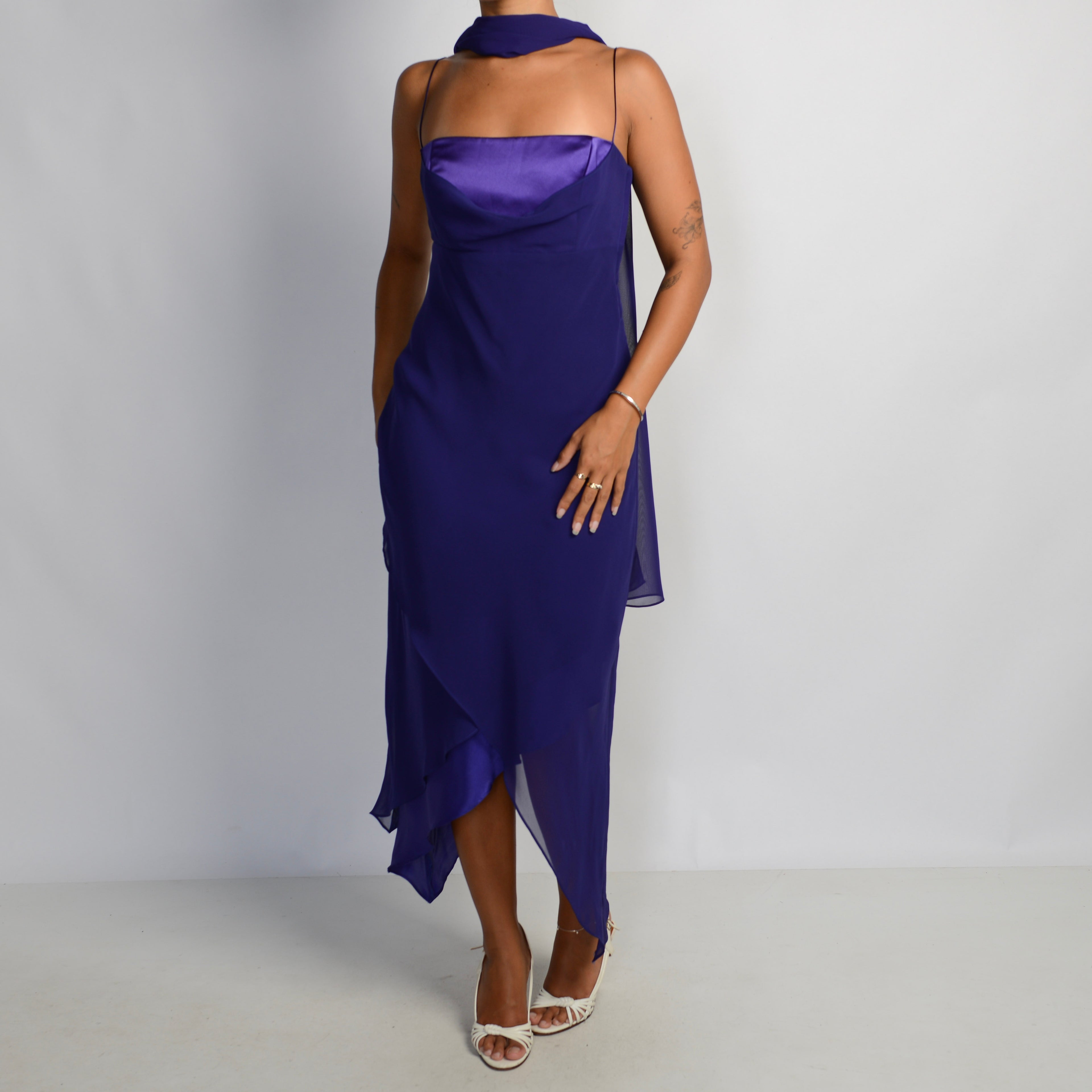 INDIGO LAYERED DRESS