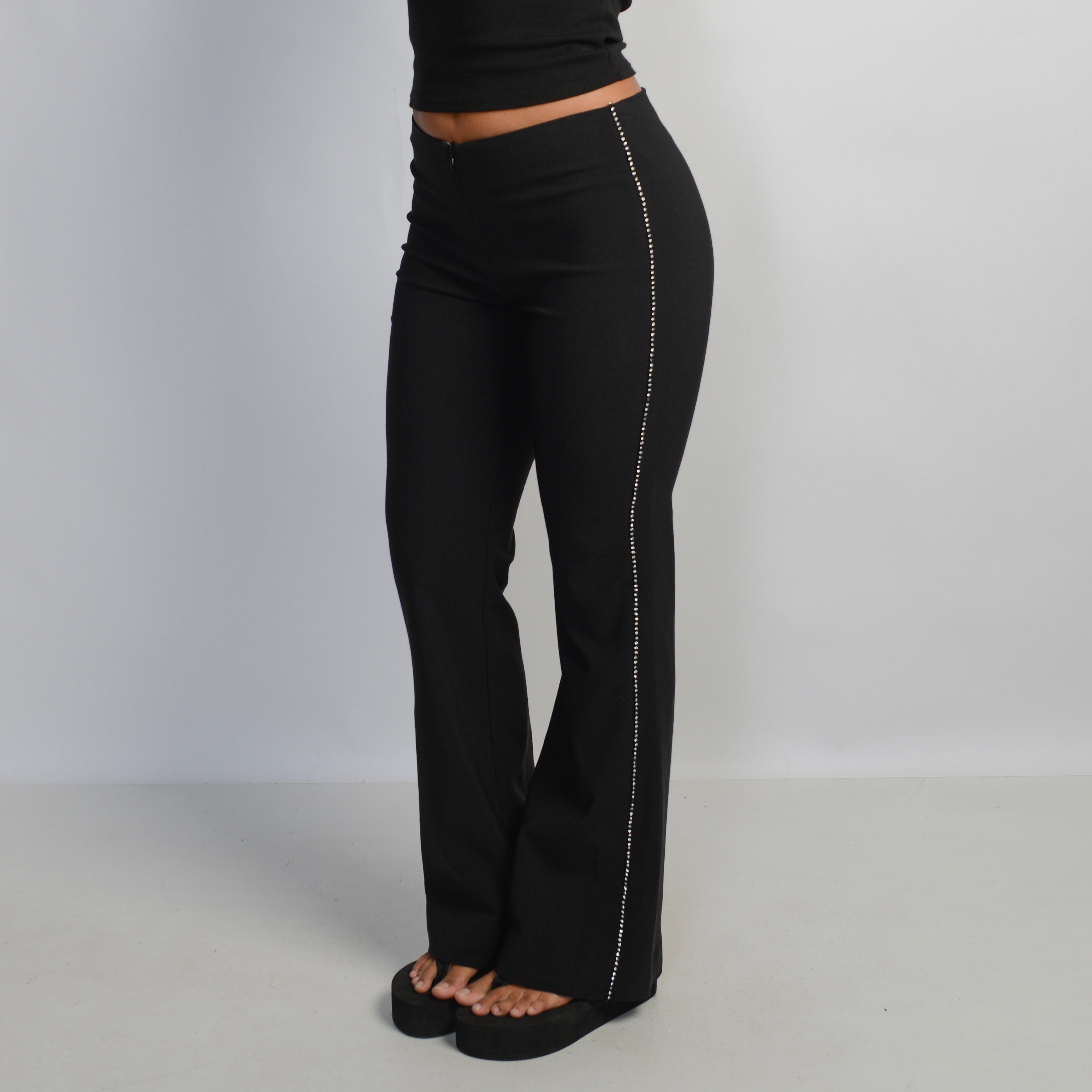 DIAMANTE BOOTCUT PANTS