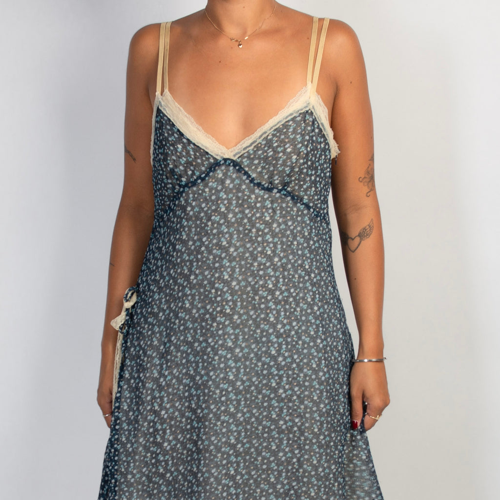 FLORAL LAYERED DRESS