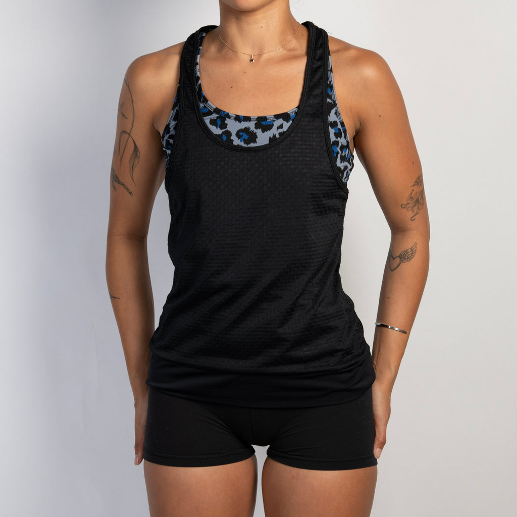 BLACK ACTIVE TANK TOP