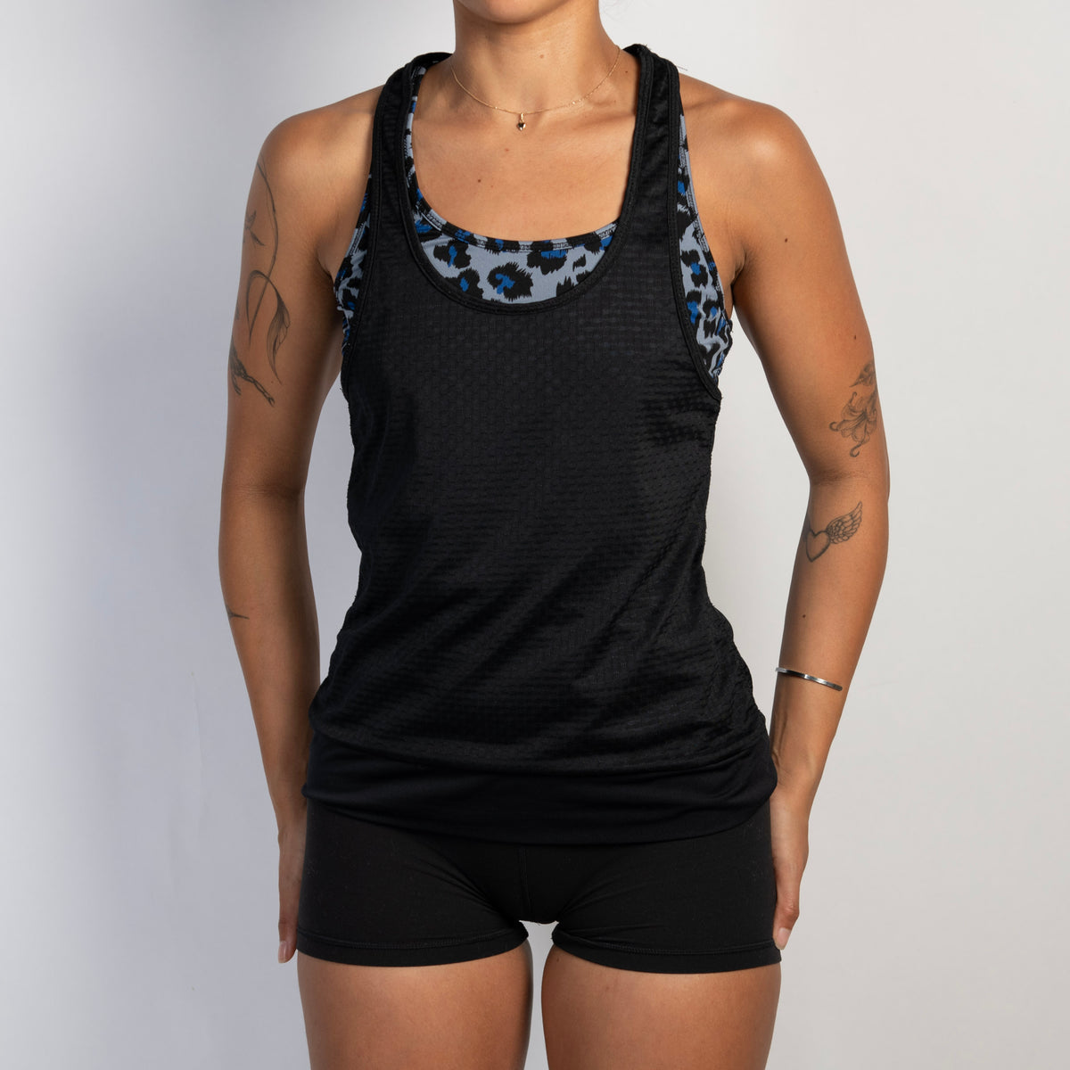 BLACK ACTIVE TANK TOP