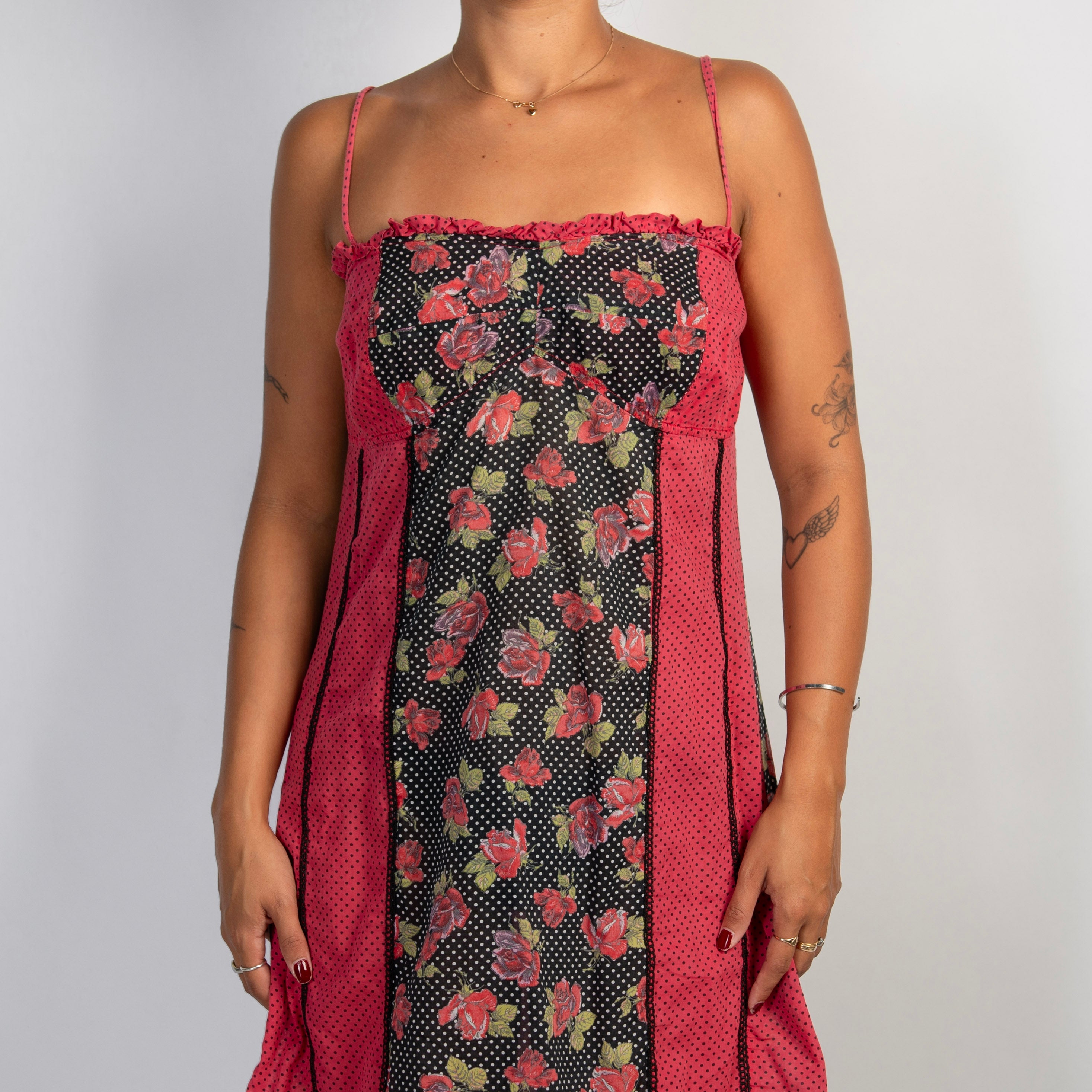 PATTERN MINI DRESS