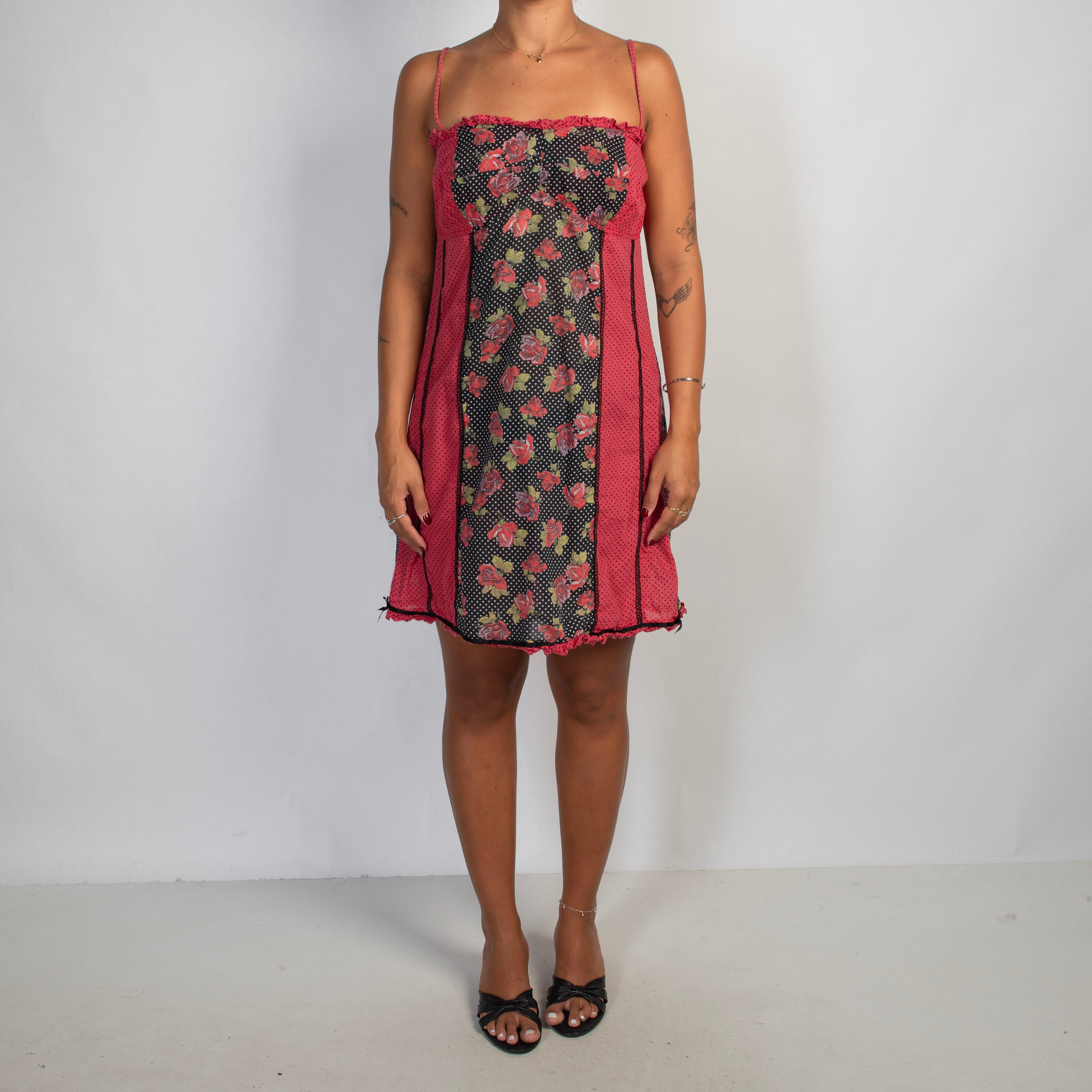 PATTERN MINI DRESS