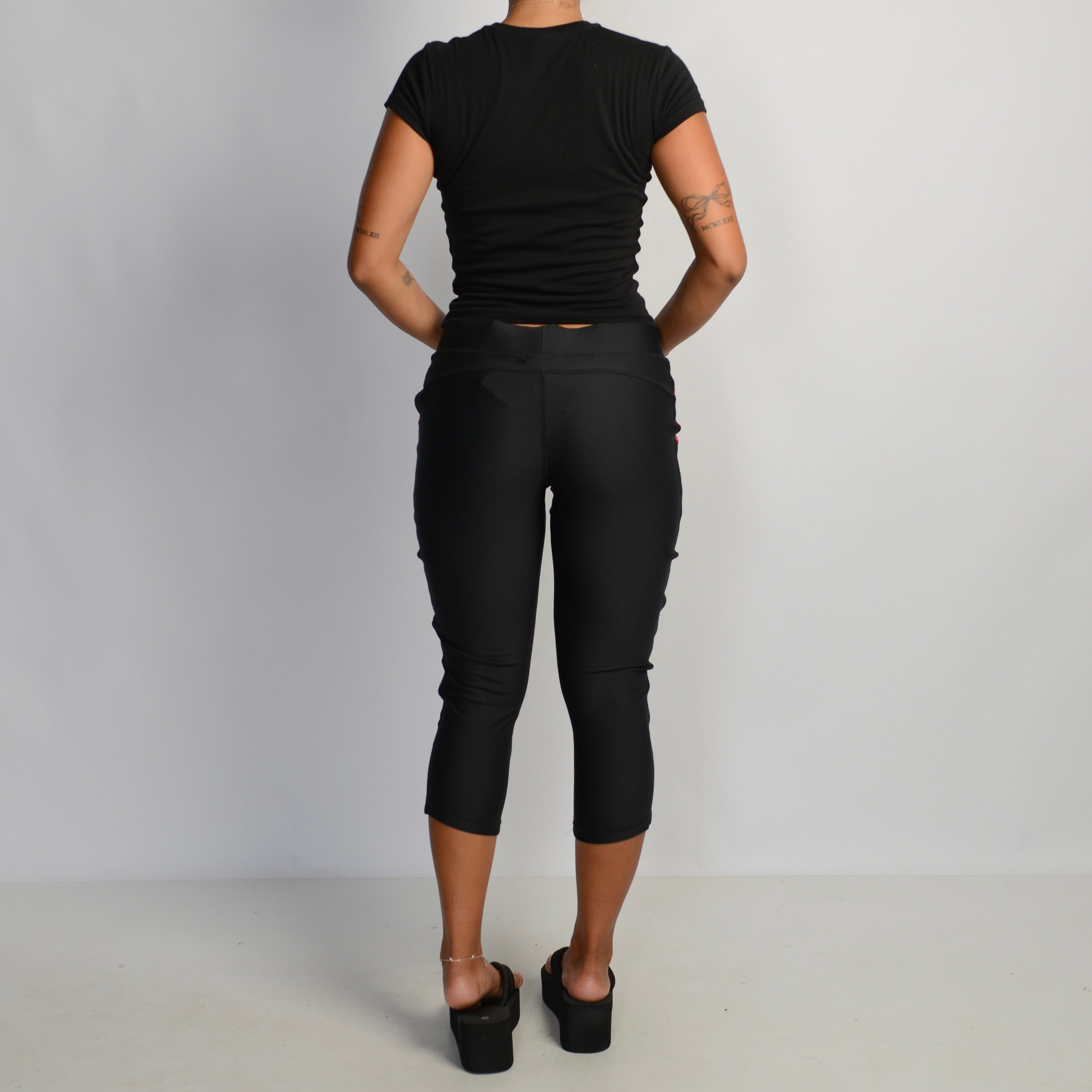 BLACK CROP TIGHTS
