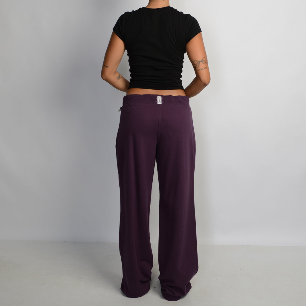 PURPLE DRAWSTRING SWEATPANTS