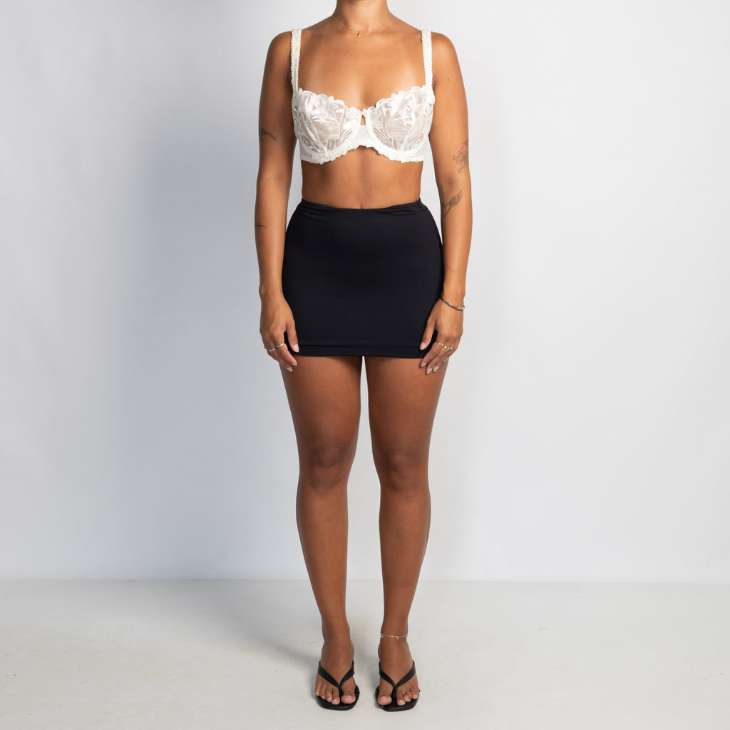 CREAM SOFT CUP LACE BRA