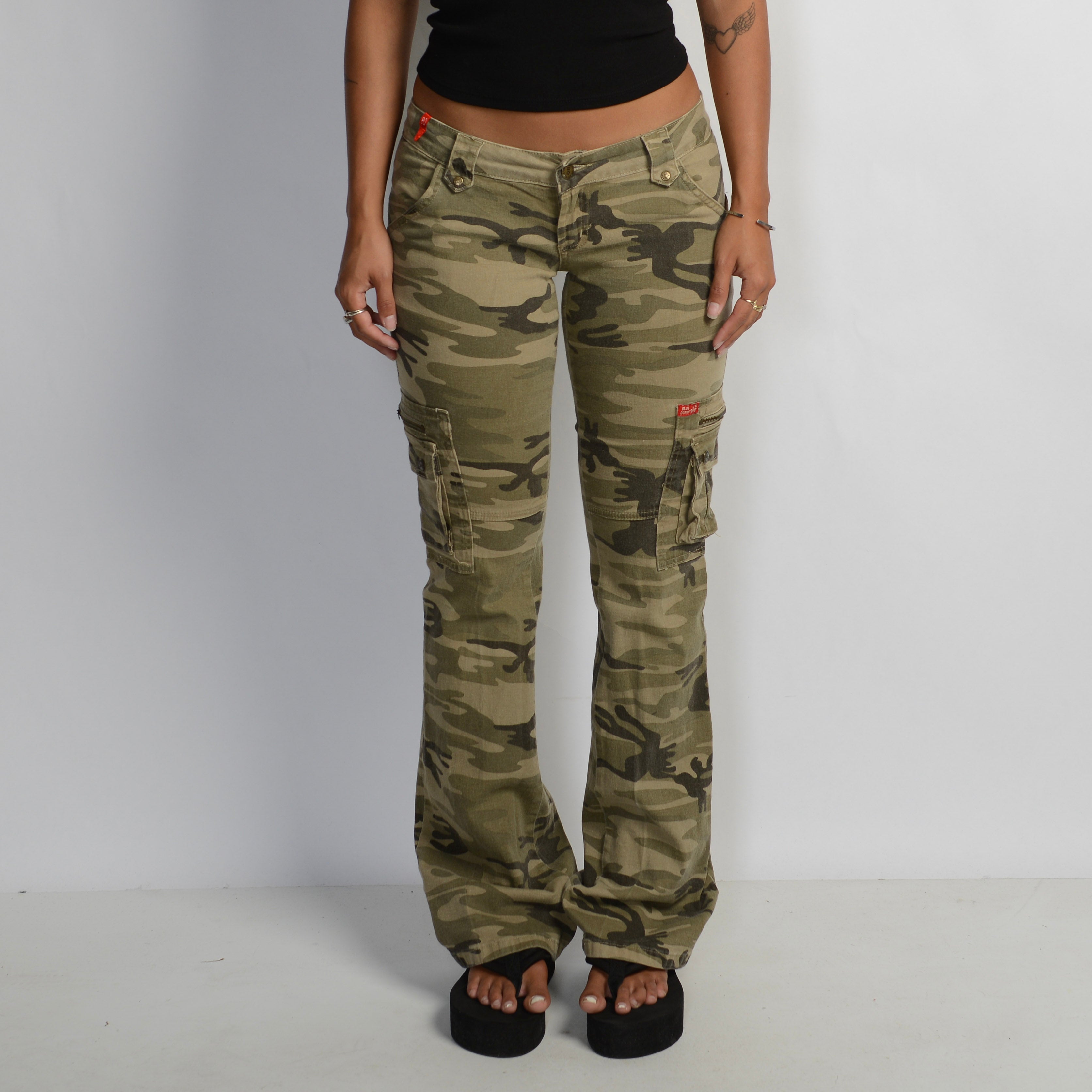 KHAKI CAMOUFLAGE PANTS