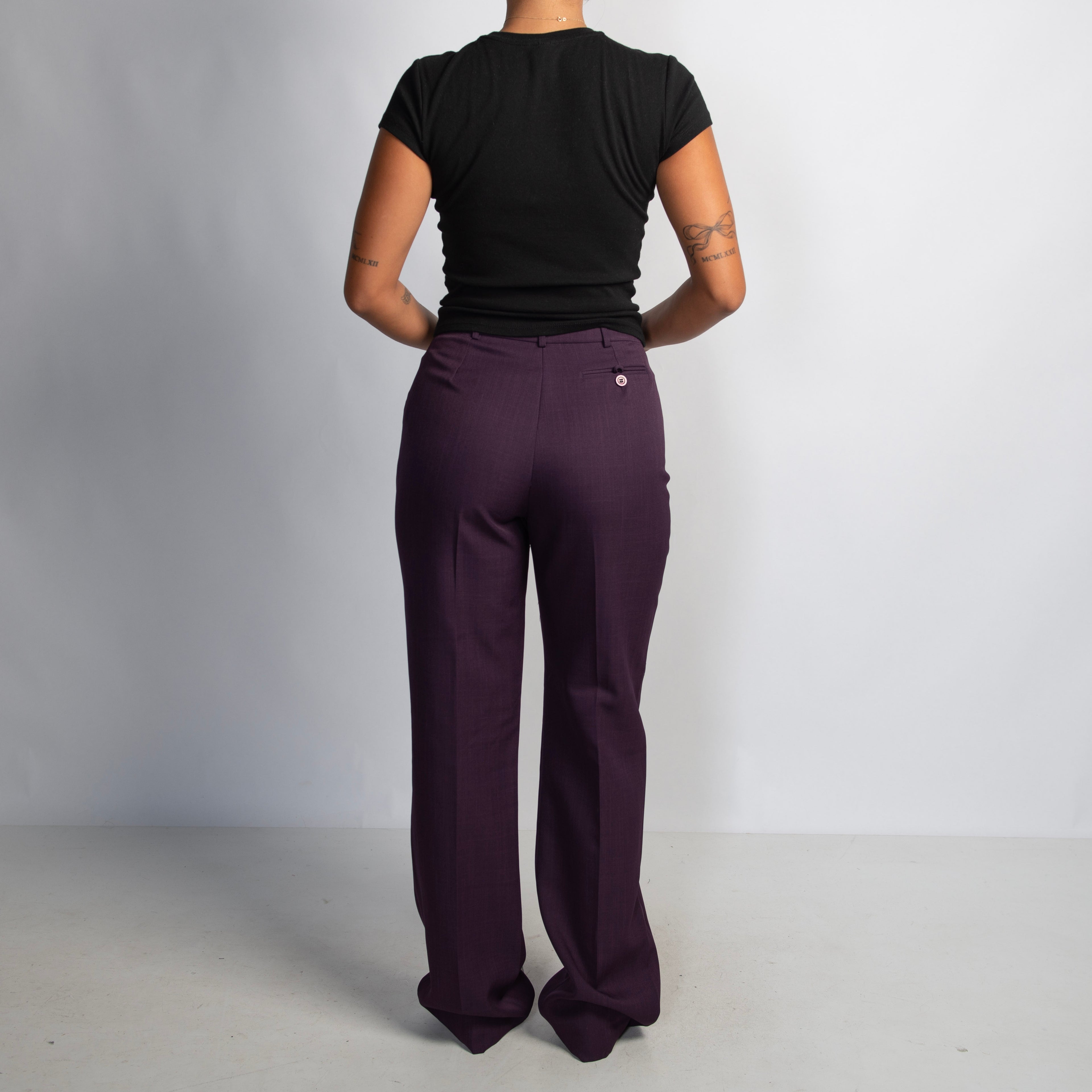 DEEP PURPLE TROUSERS