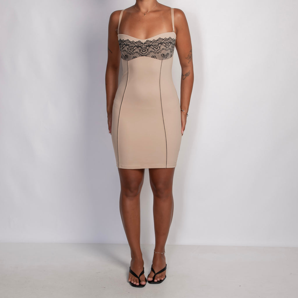 NUDE SHAPEWEAR DRESS
