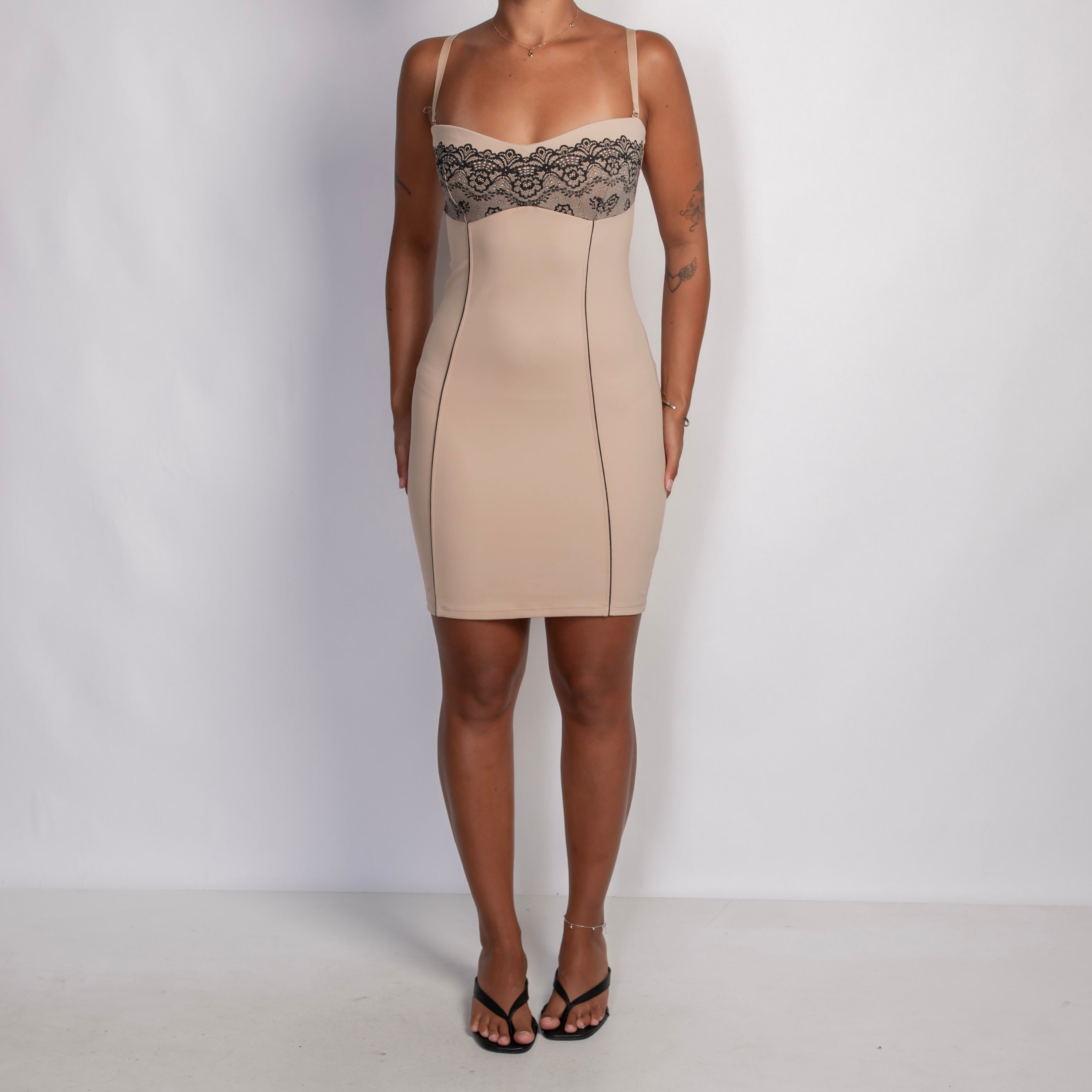NUDE SHAPEWEAR DRESS