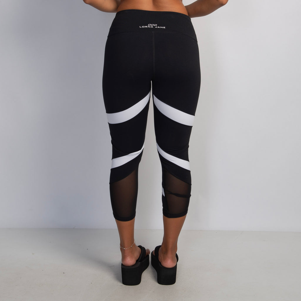 WHITE ACCENT 3/4 TIGHTS