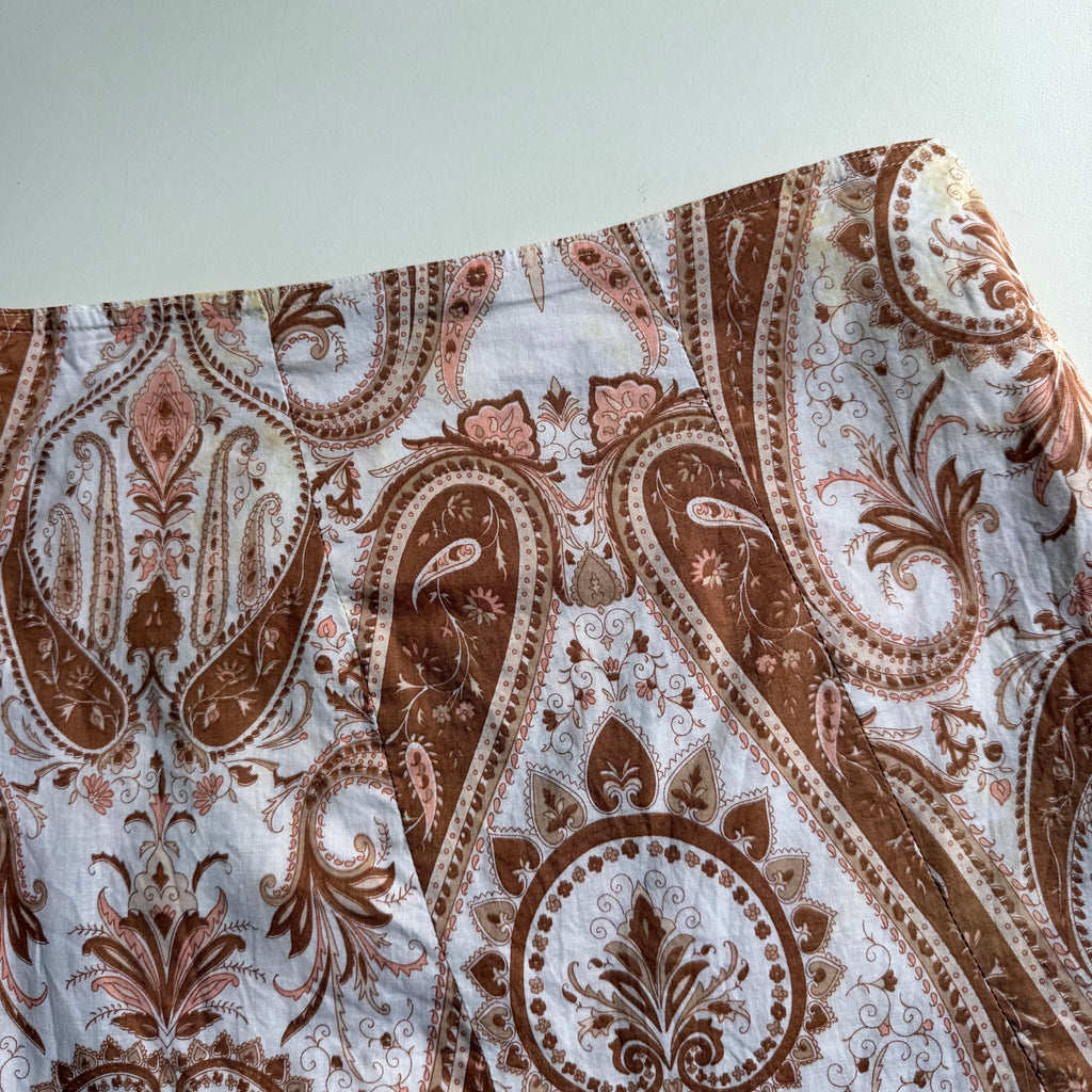 PAISLEY MIDI SKIRT