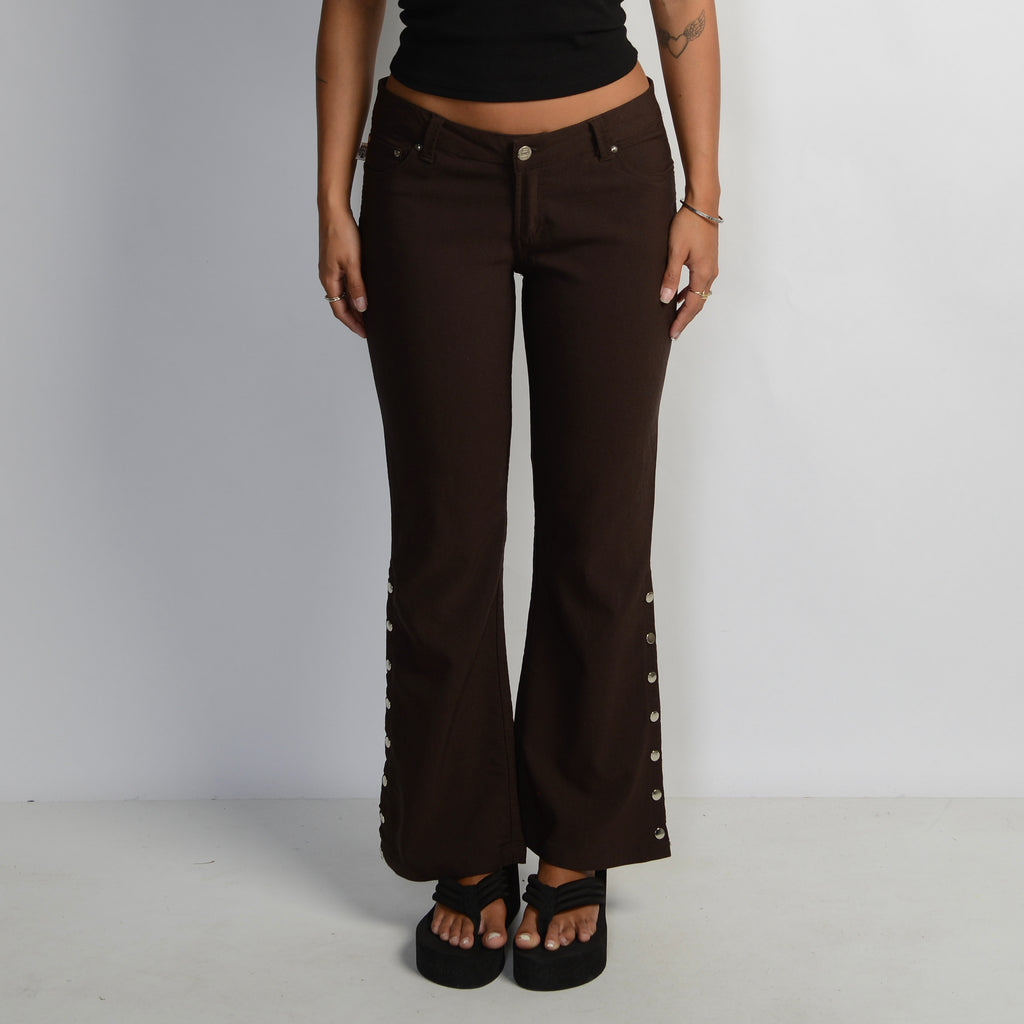 BROWN BOOTCUT TROUSERS