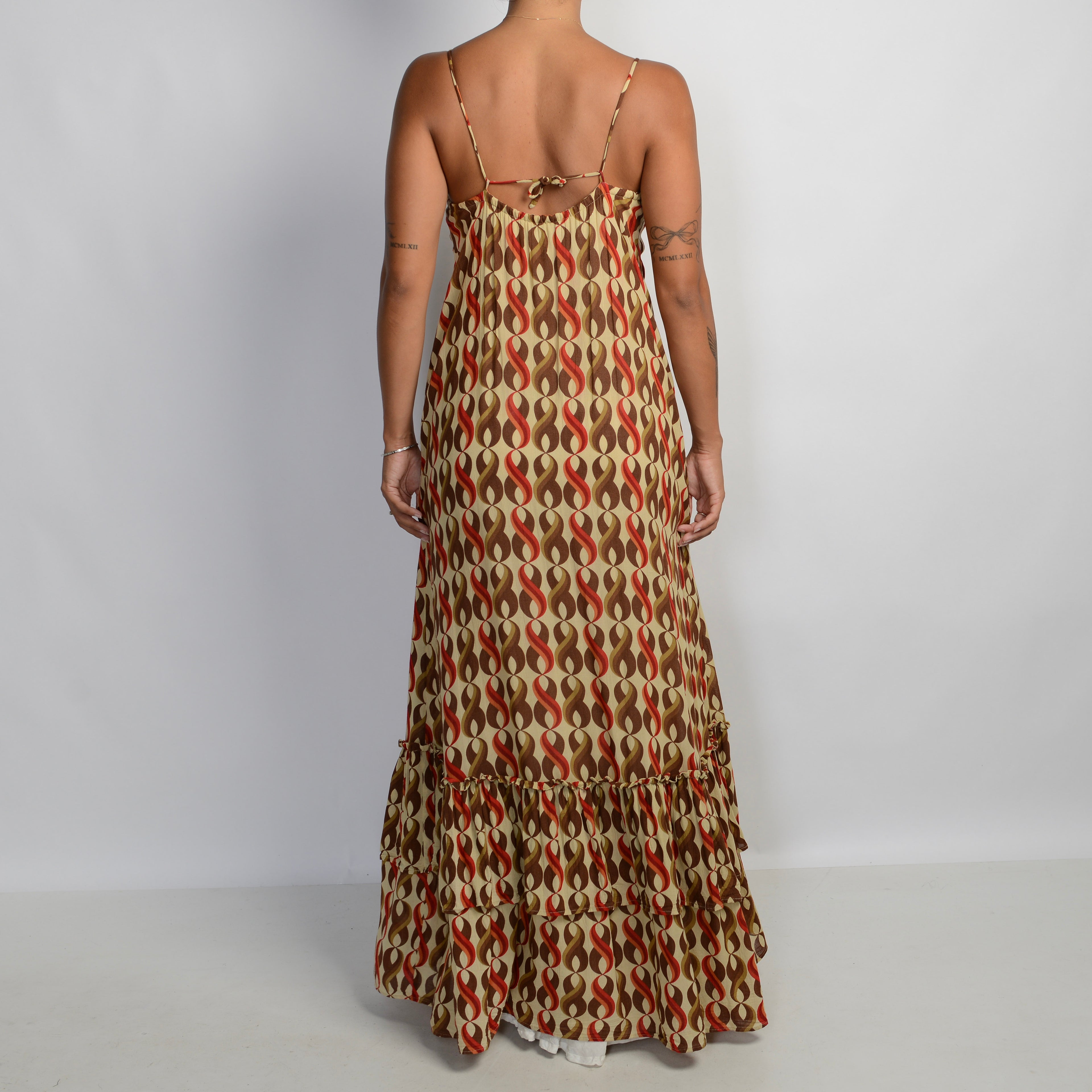PATTERN MAXI DRESS