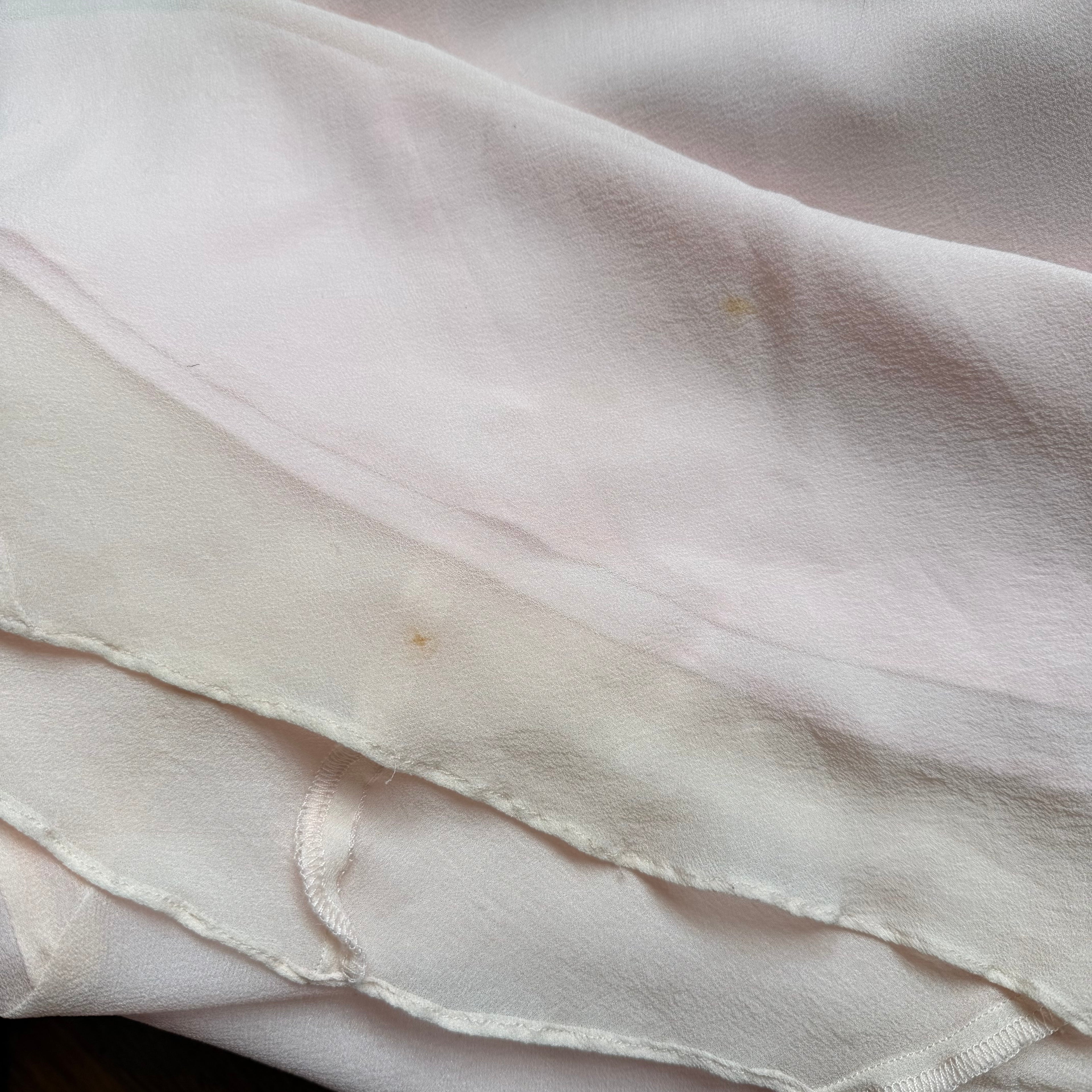 BABY PINK STRAPLESS SILK GOWN