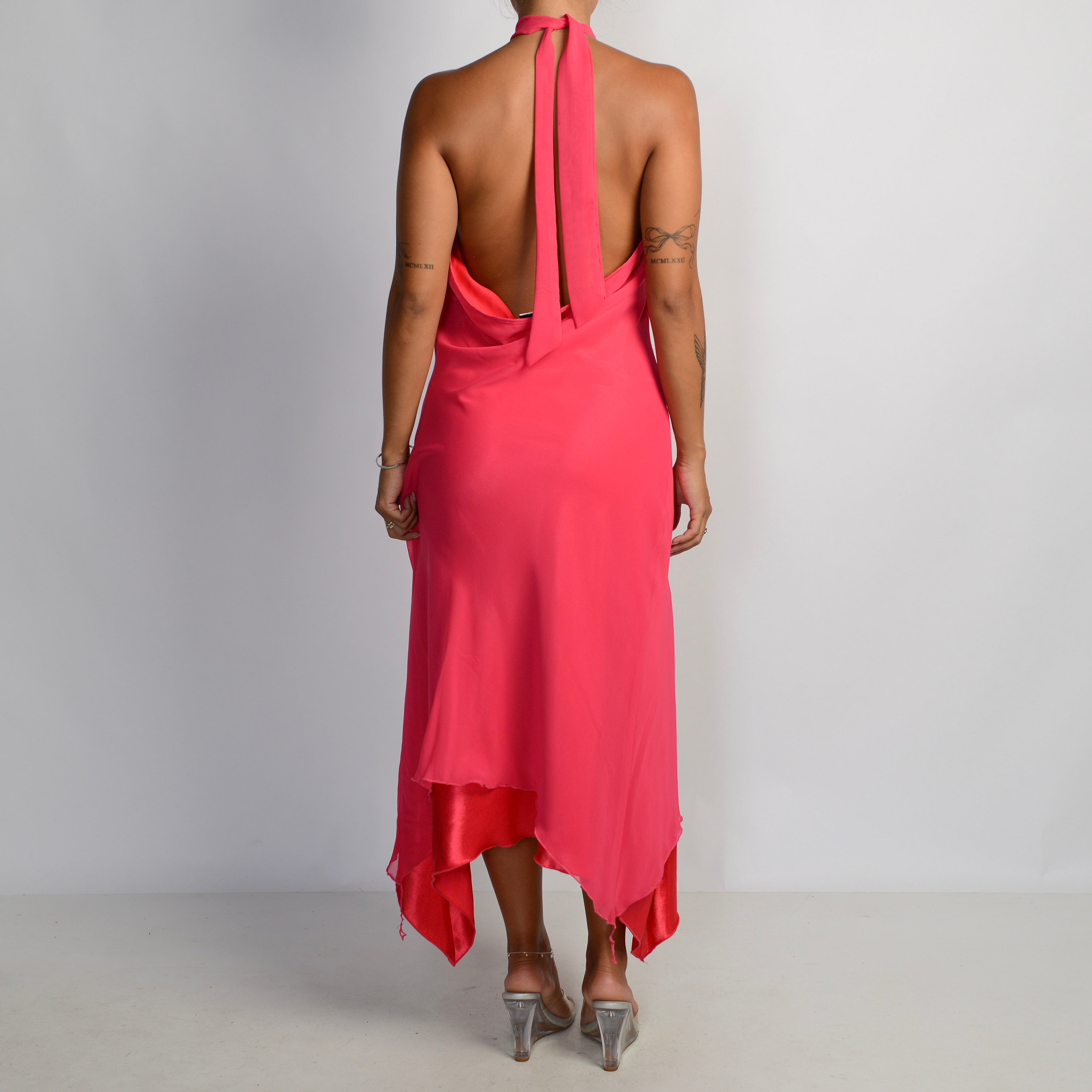 HOT PINK O RING DRESS