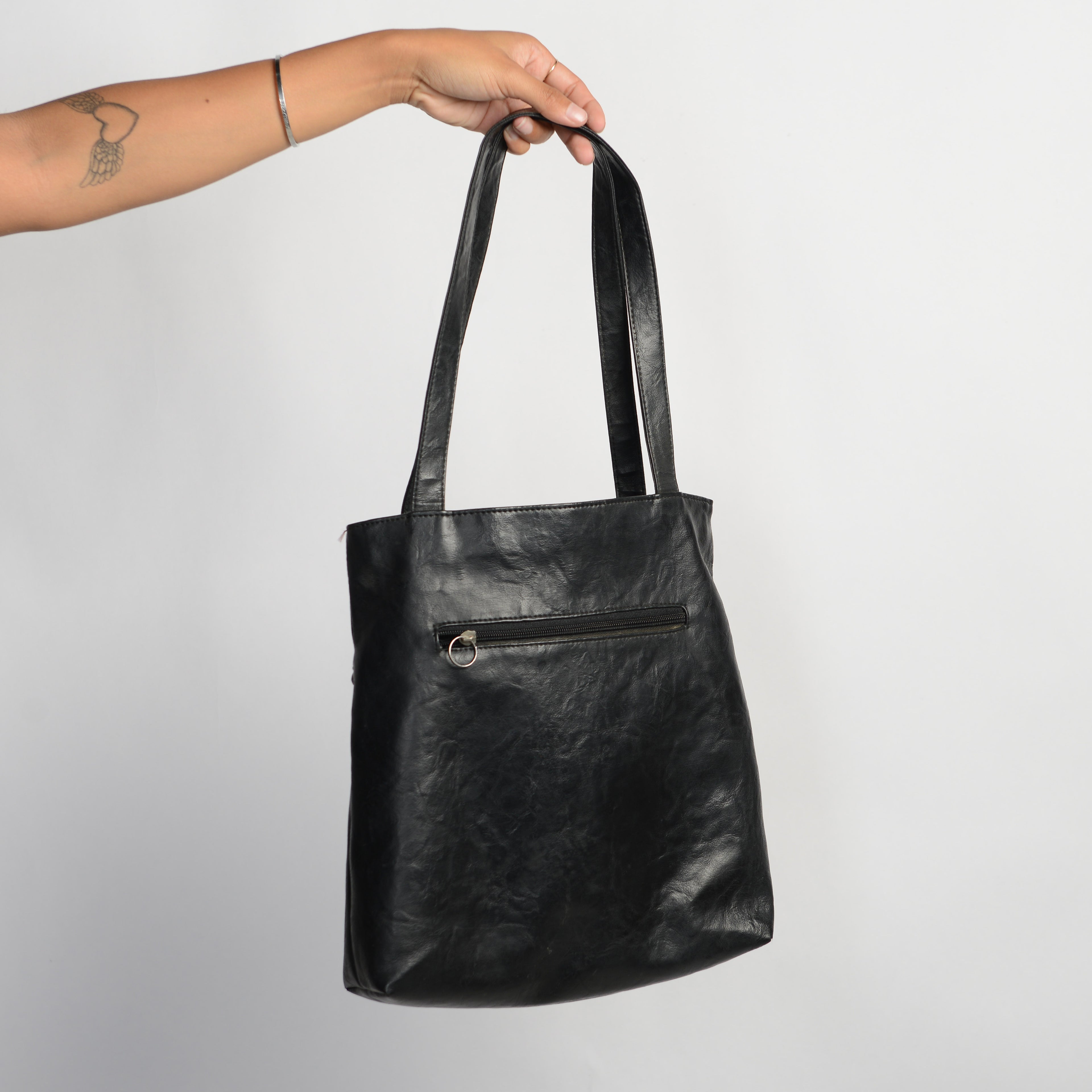 BLACK LEATHER BAG