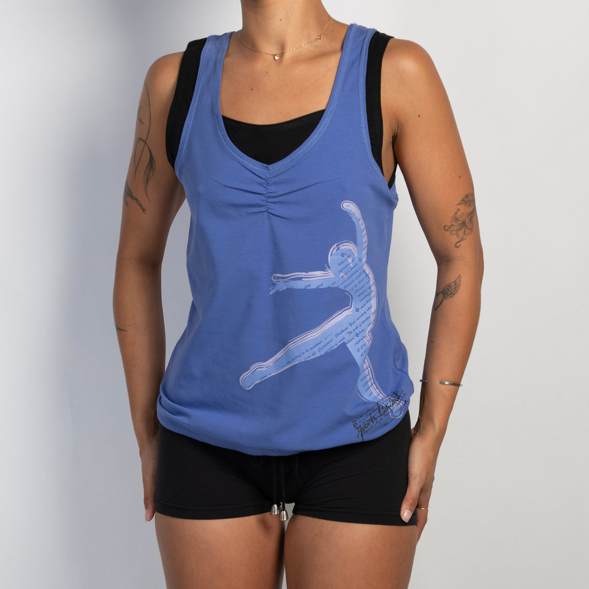 PURPLE DRAWSTRING TOP