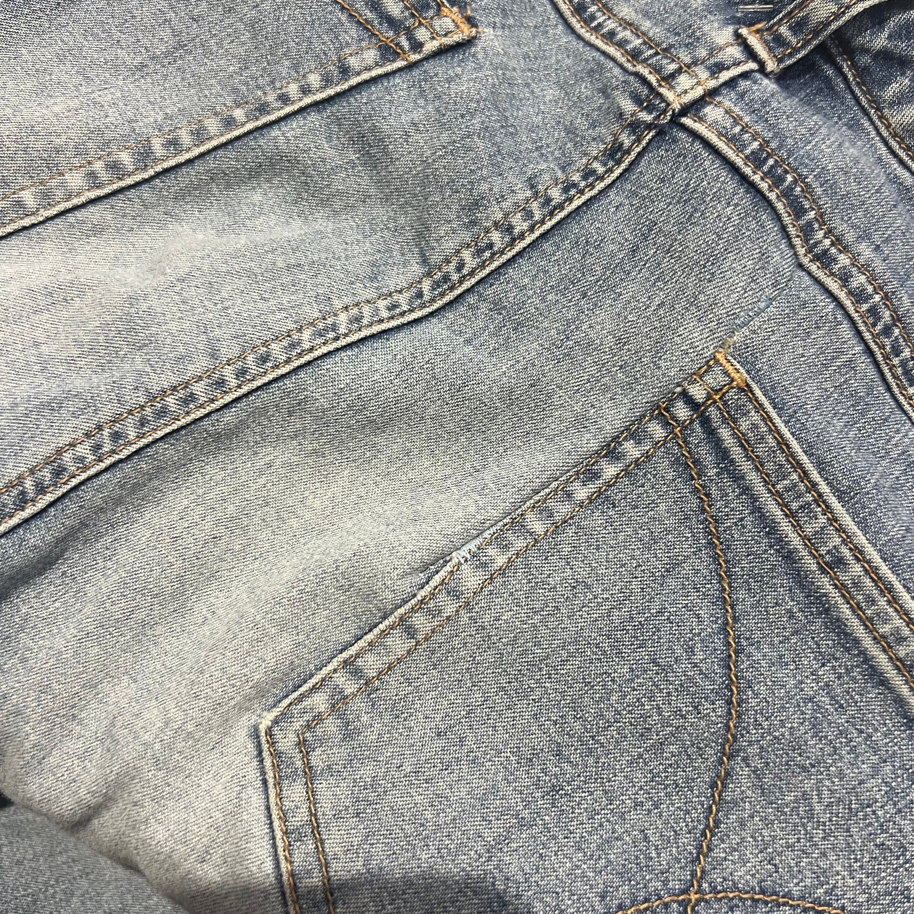 MID RISE FLARE JEANS