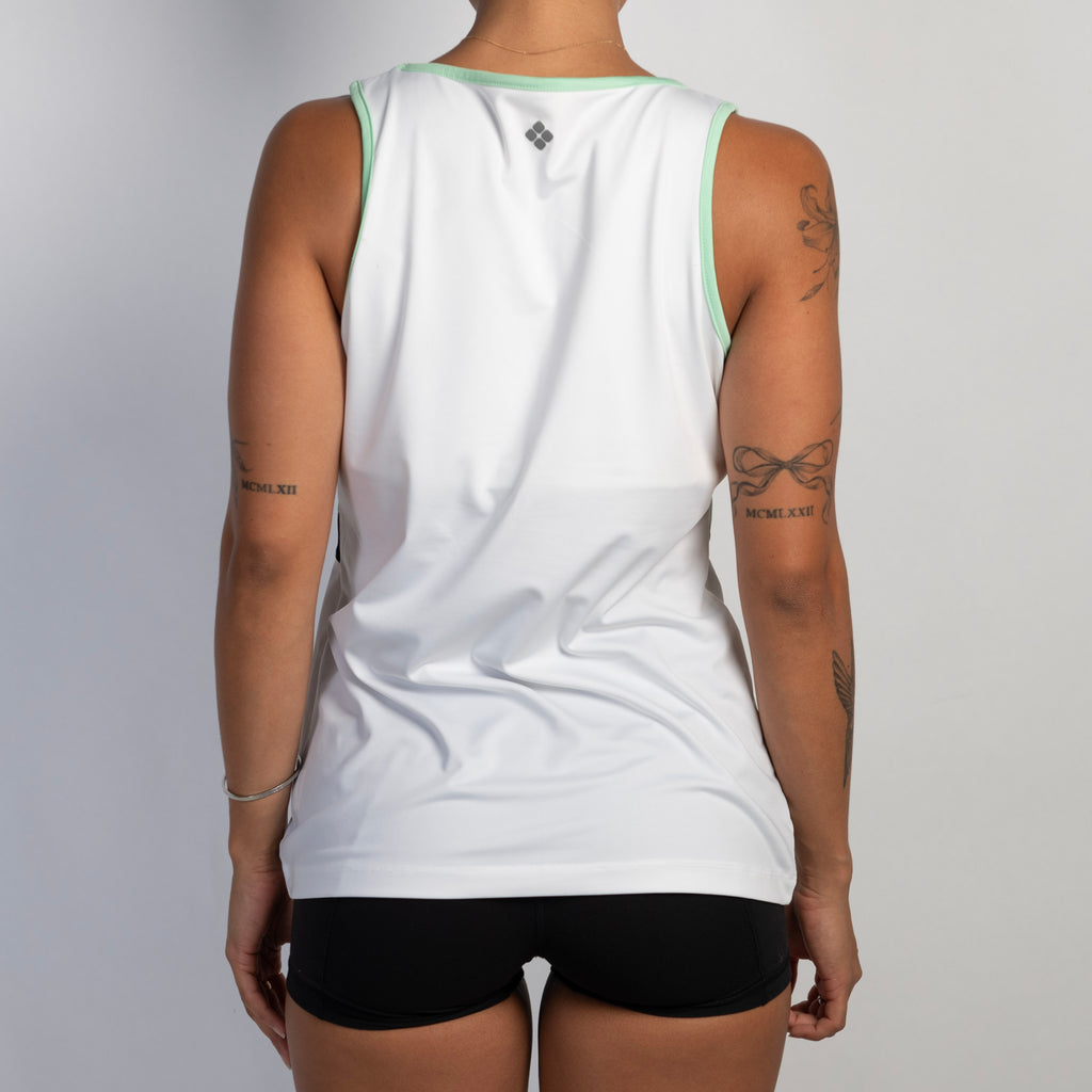 WHITE ACTIVE TANK TOP