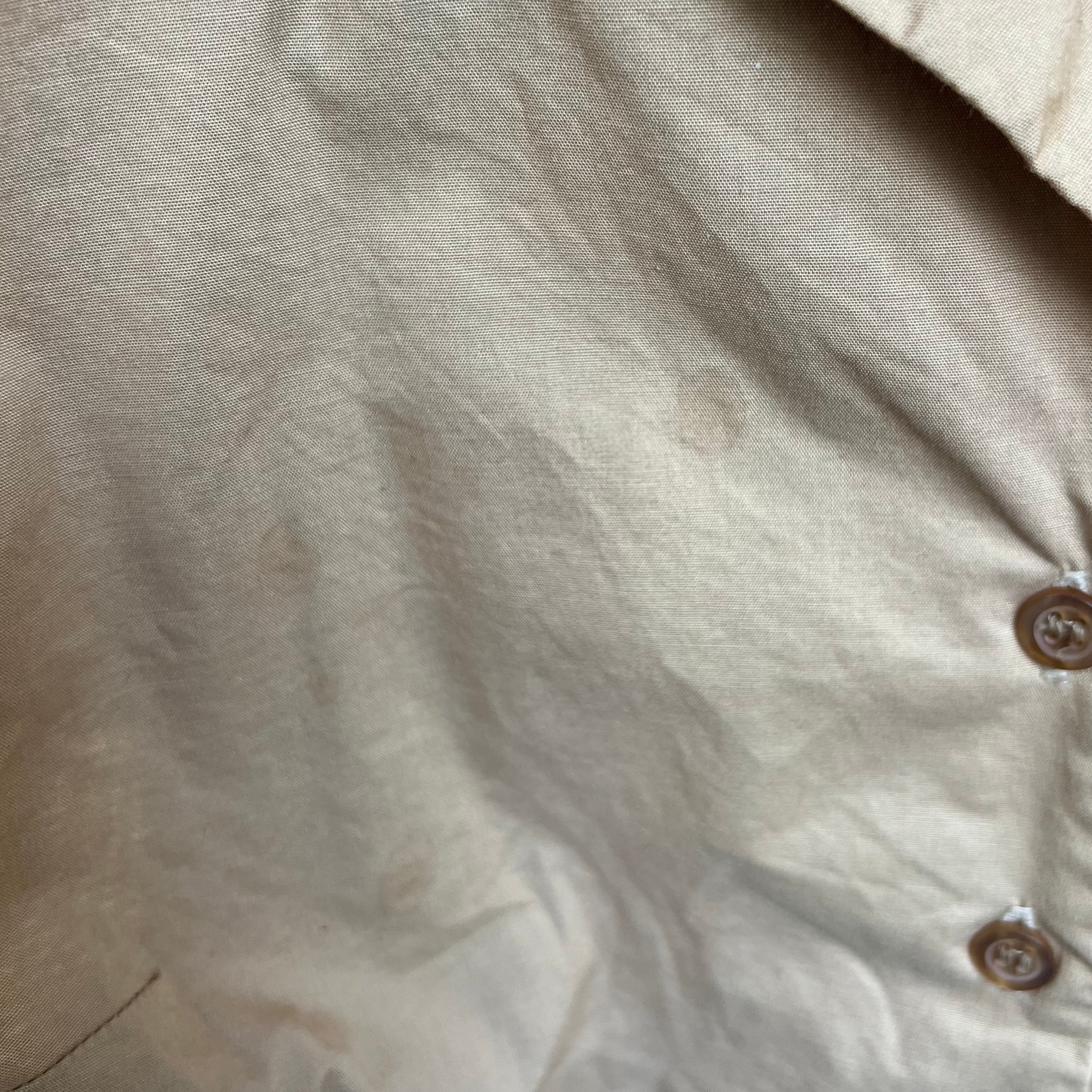 TAN SLEEVELESS BLOUSE