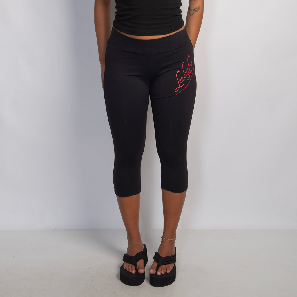 BLACK CAPRI TIGHTS