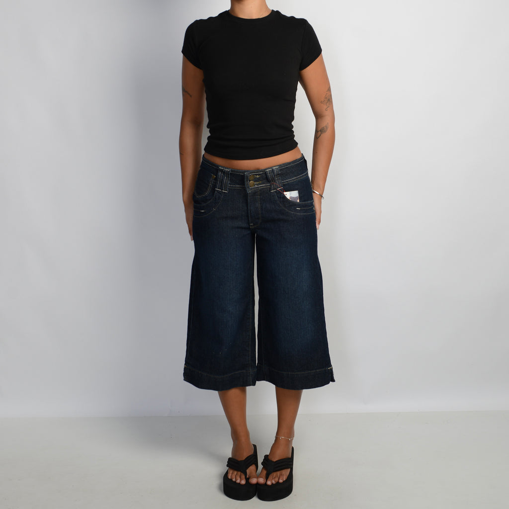 WIDE LEG CROP JEANS