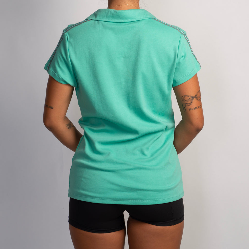 TURQUOISE POLO SHIRT