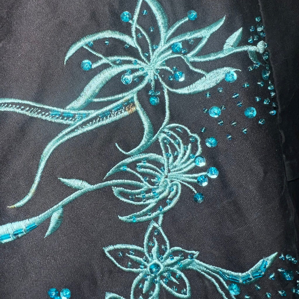 STRAPLESS FLORAL DRESS