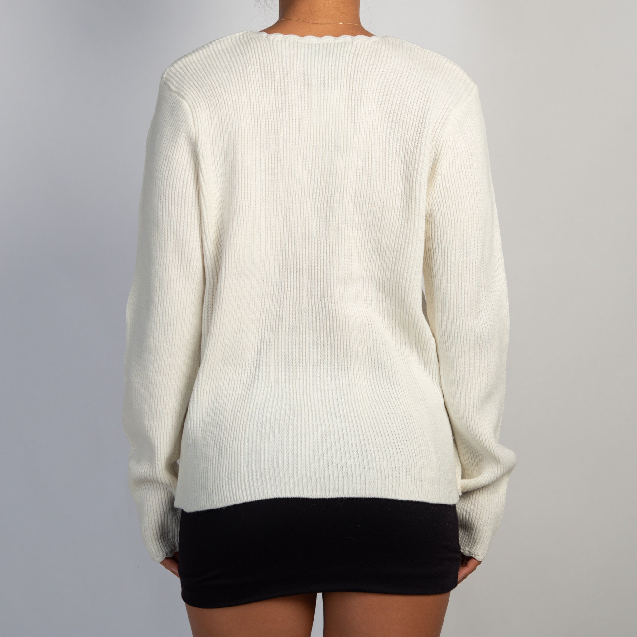 CREAM KNIT CARDIGAN