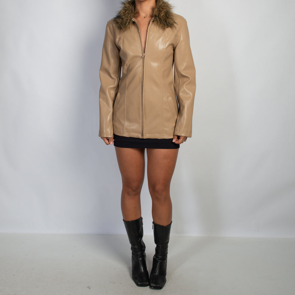 FAUX LEATHER JACKET