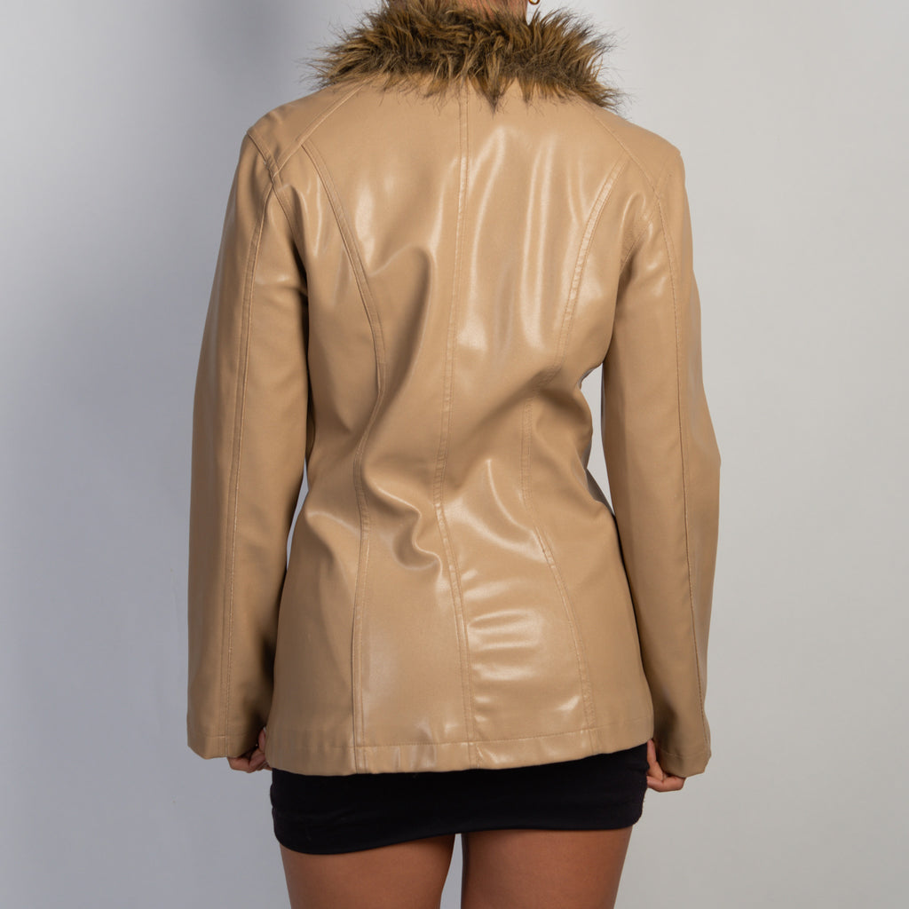 FAUX LEATHER JACKET