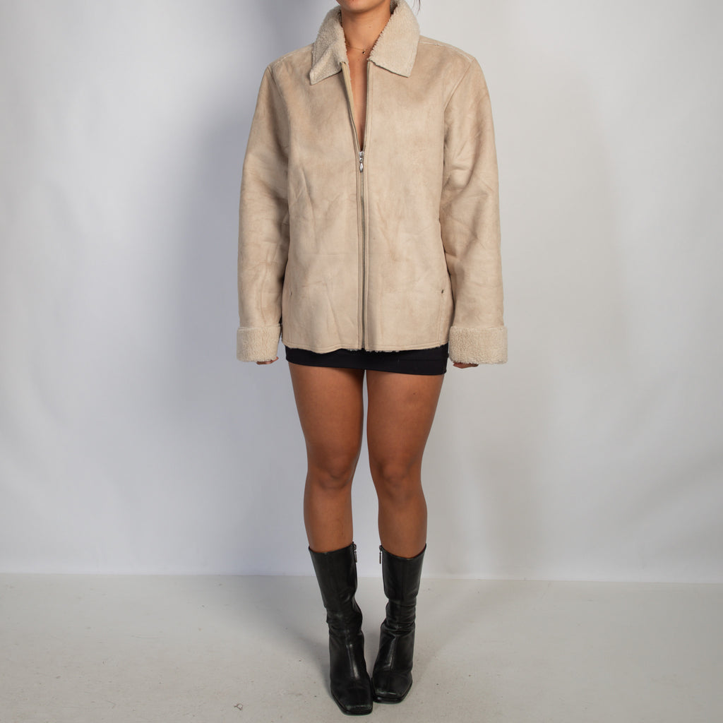 FAUX SUEDE JACKET