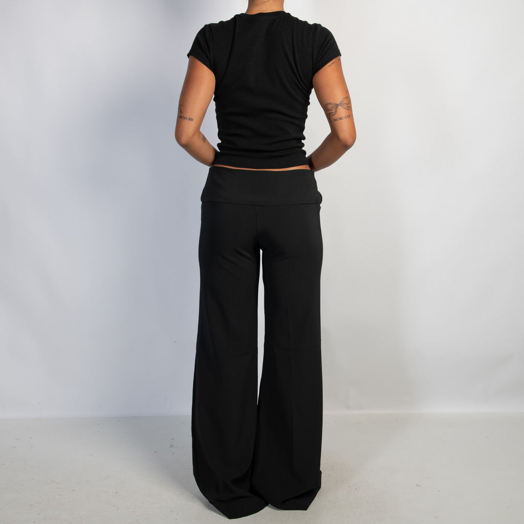 BLACK HOOK & EYE PANTS