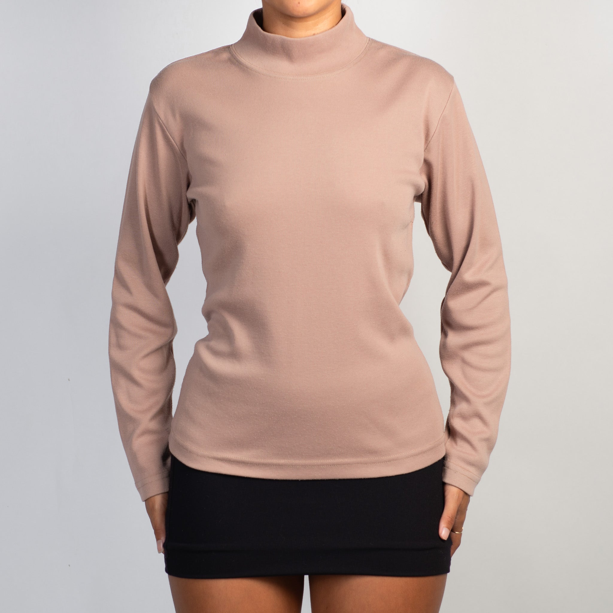 MOCKNECK LONG SLEEVE TOP