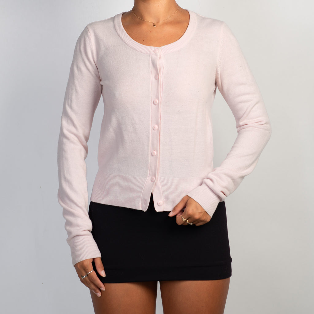 PALE PINK CARDIGAN