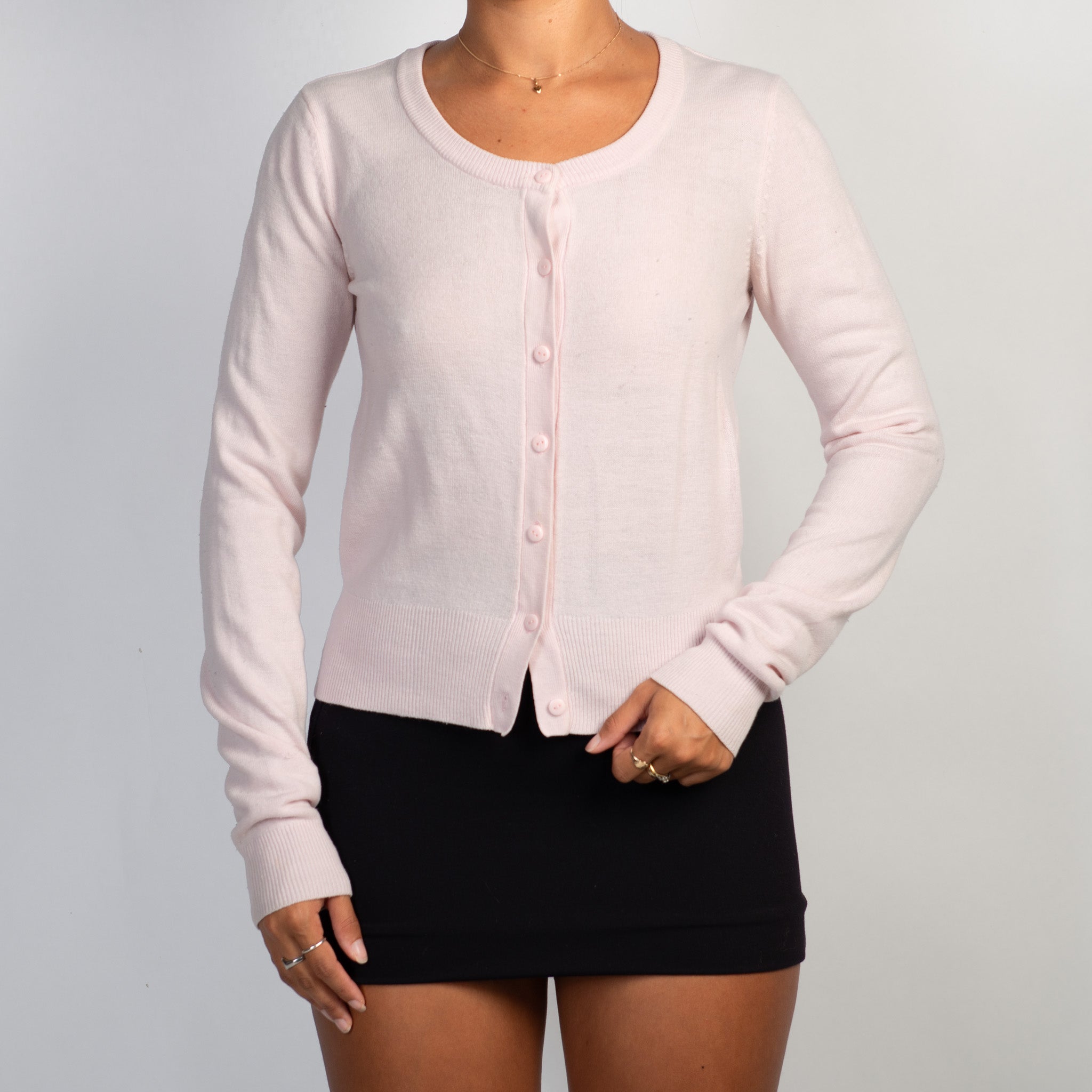 PALE PINK CARDIGAN