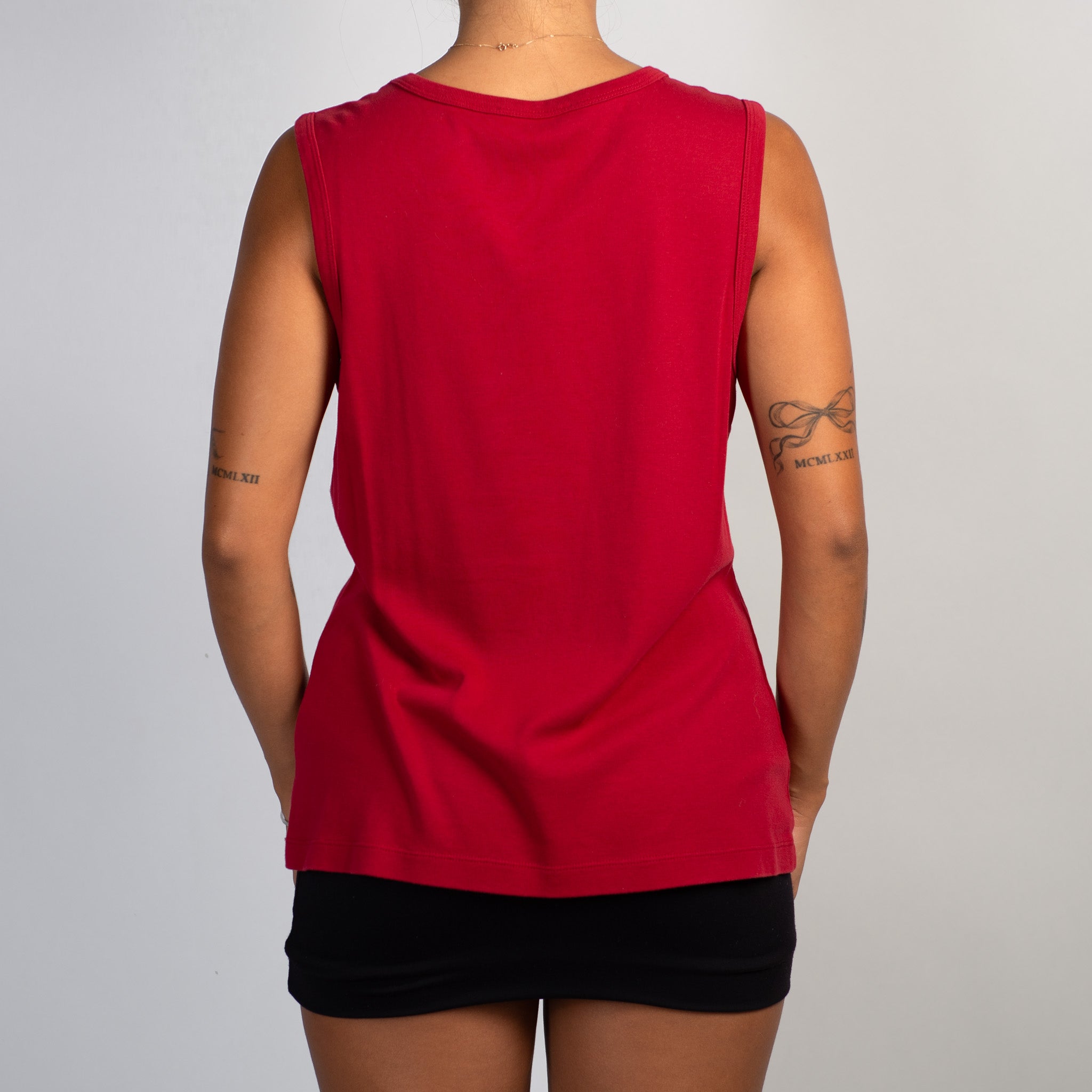 RED LAYERED CARDIGAN SET