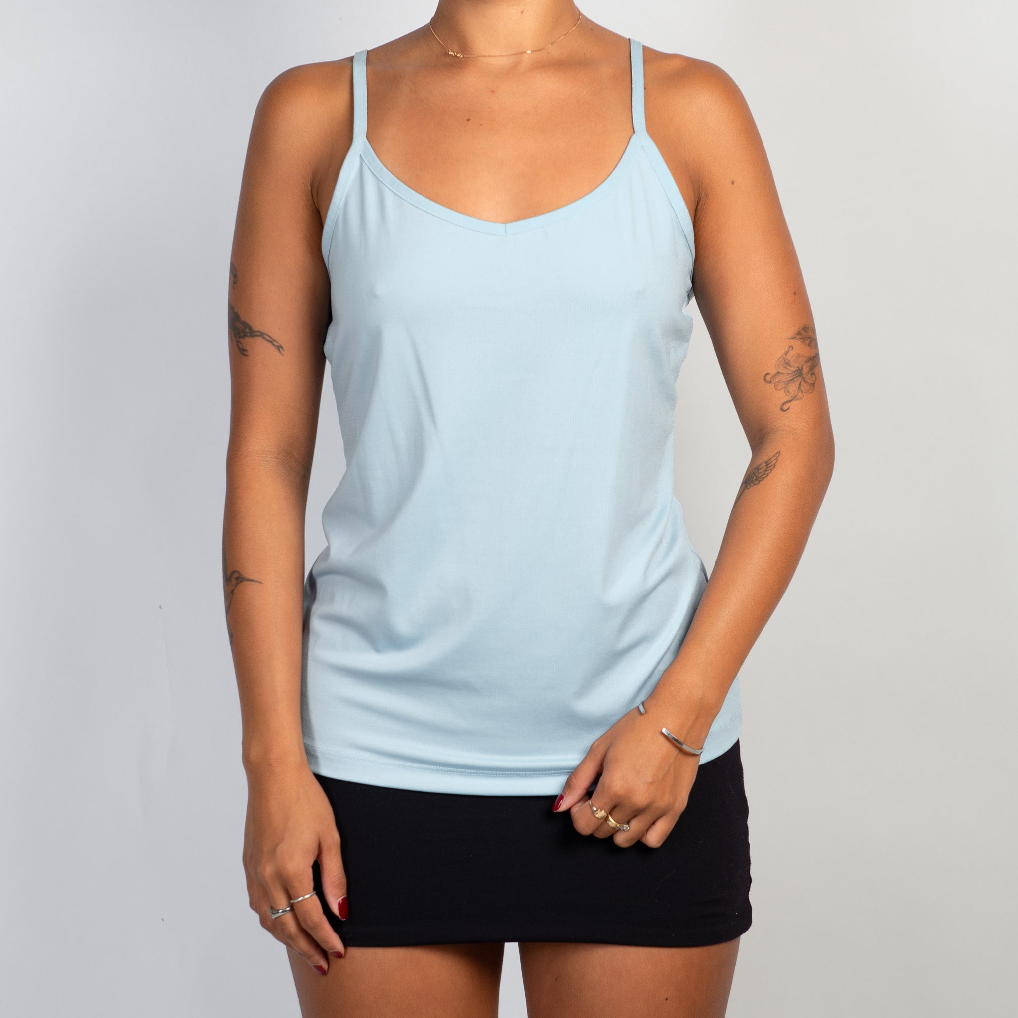 BABY BLUE STRETCH CAMISOLE