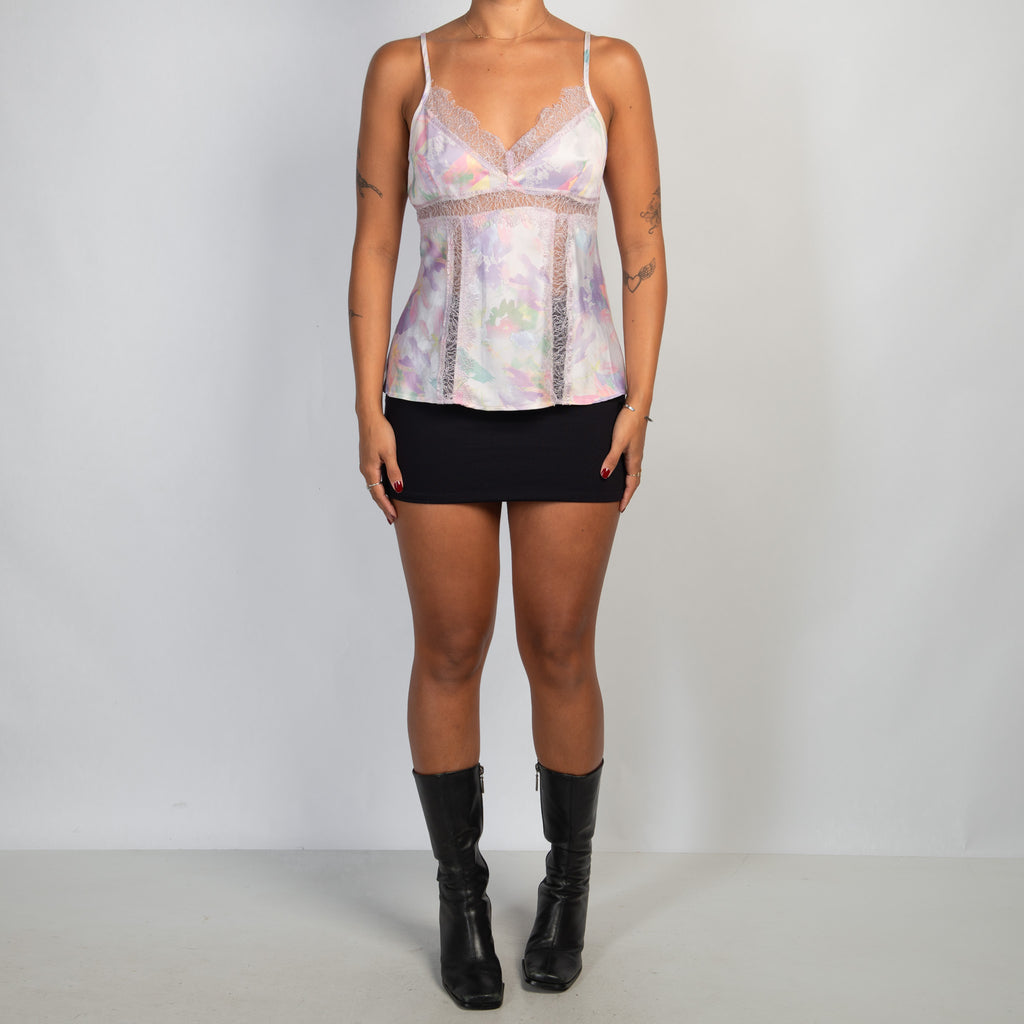 FLORAL SATIN CAMISOLE