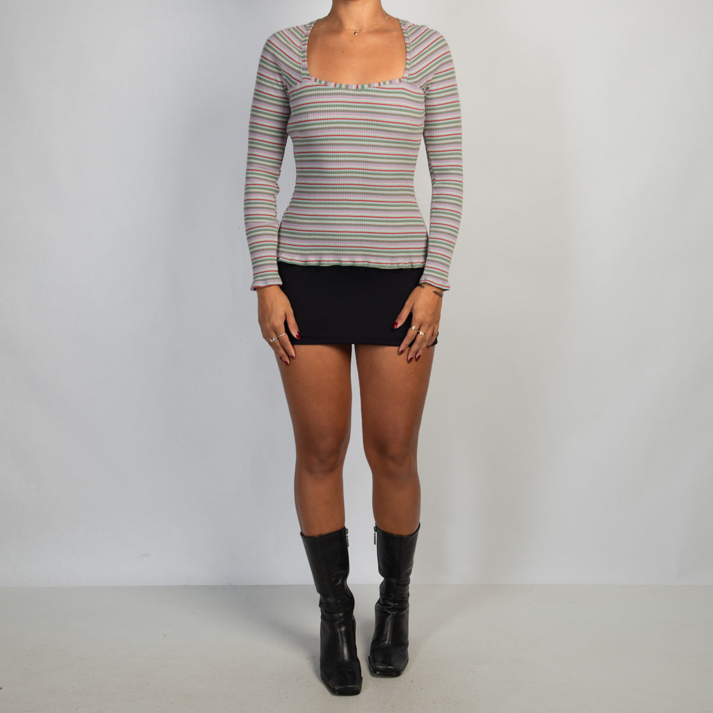STRIPE LONG SLEEVE TOP