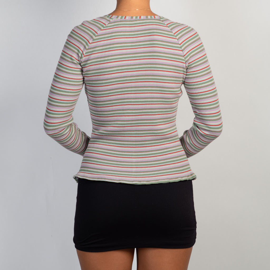 STRIPE LONG SLEEVE TOP