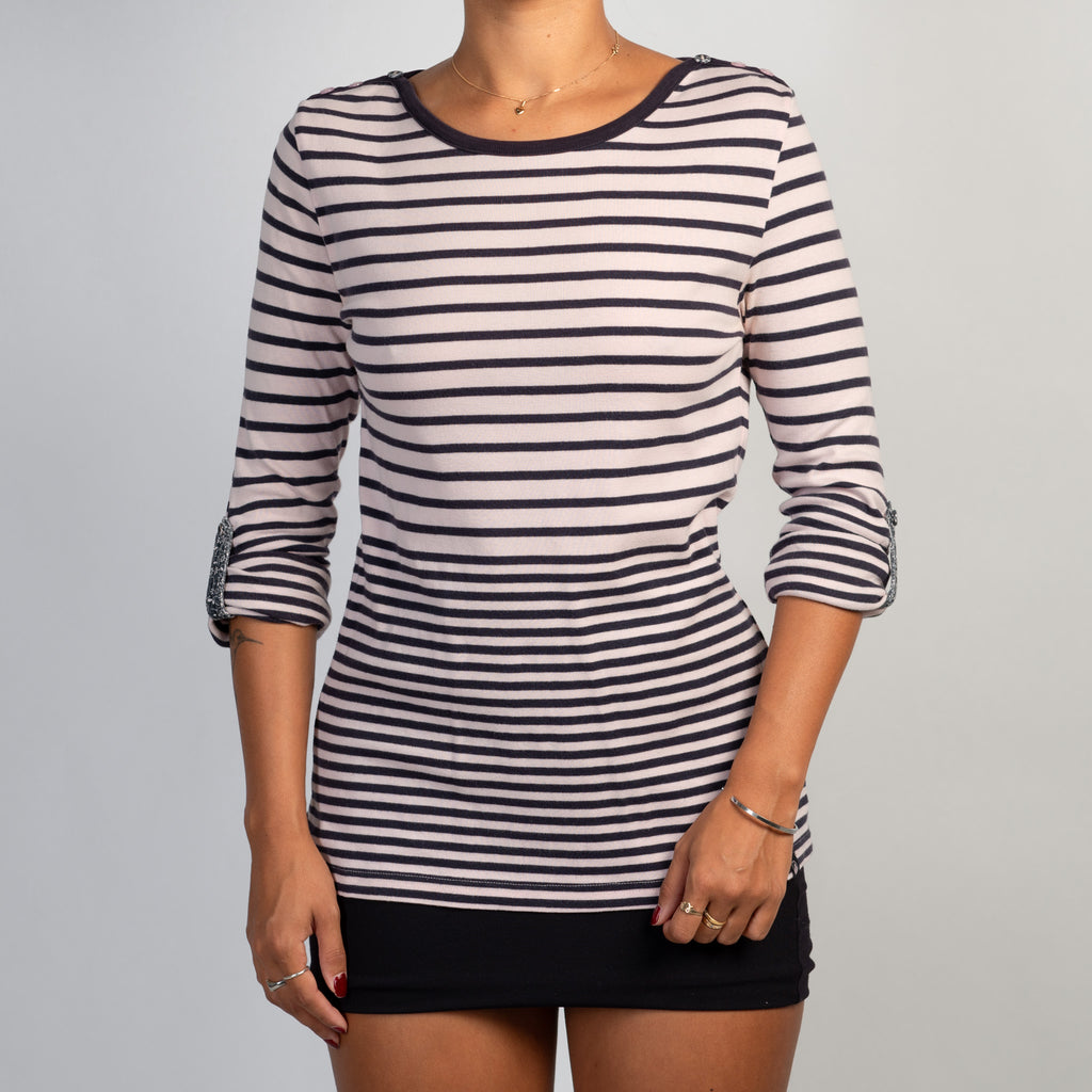 STRIPE LONG SLEEVE TOP