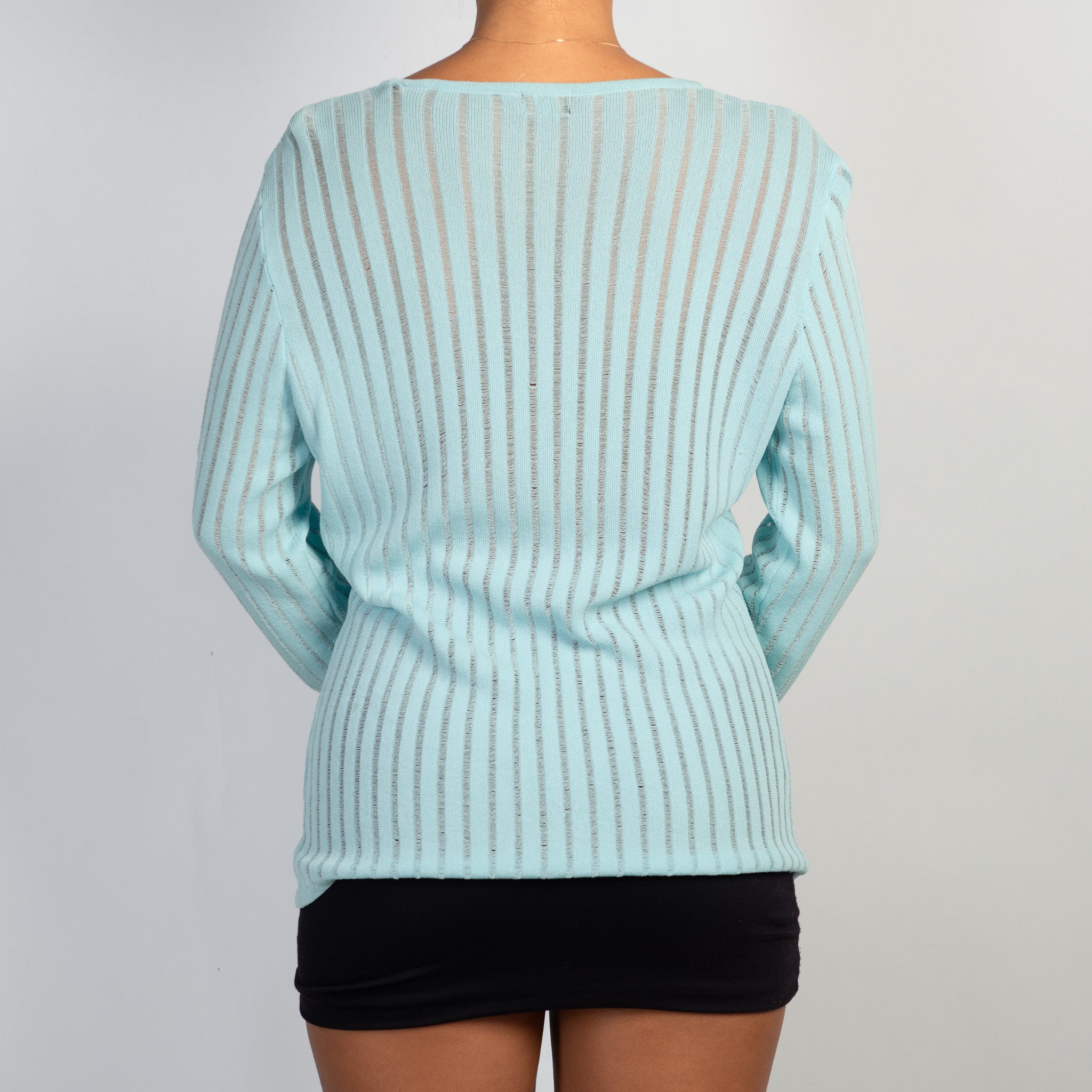 BLUE SHEER CARDIGAN