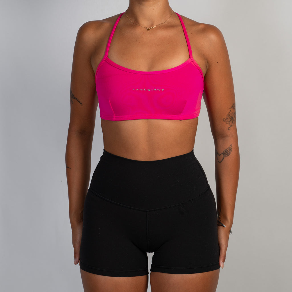 HOT PINK SPORTS BRA