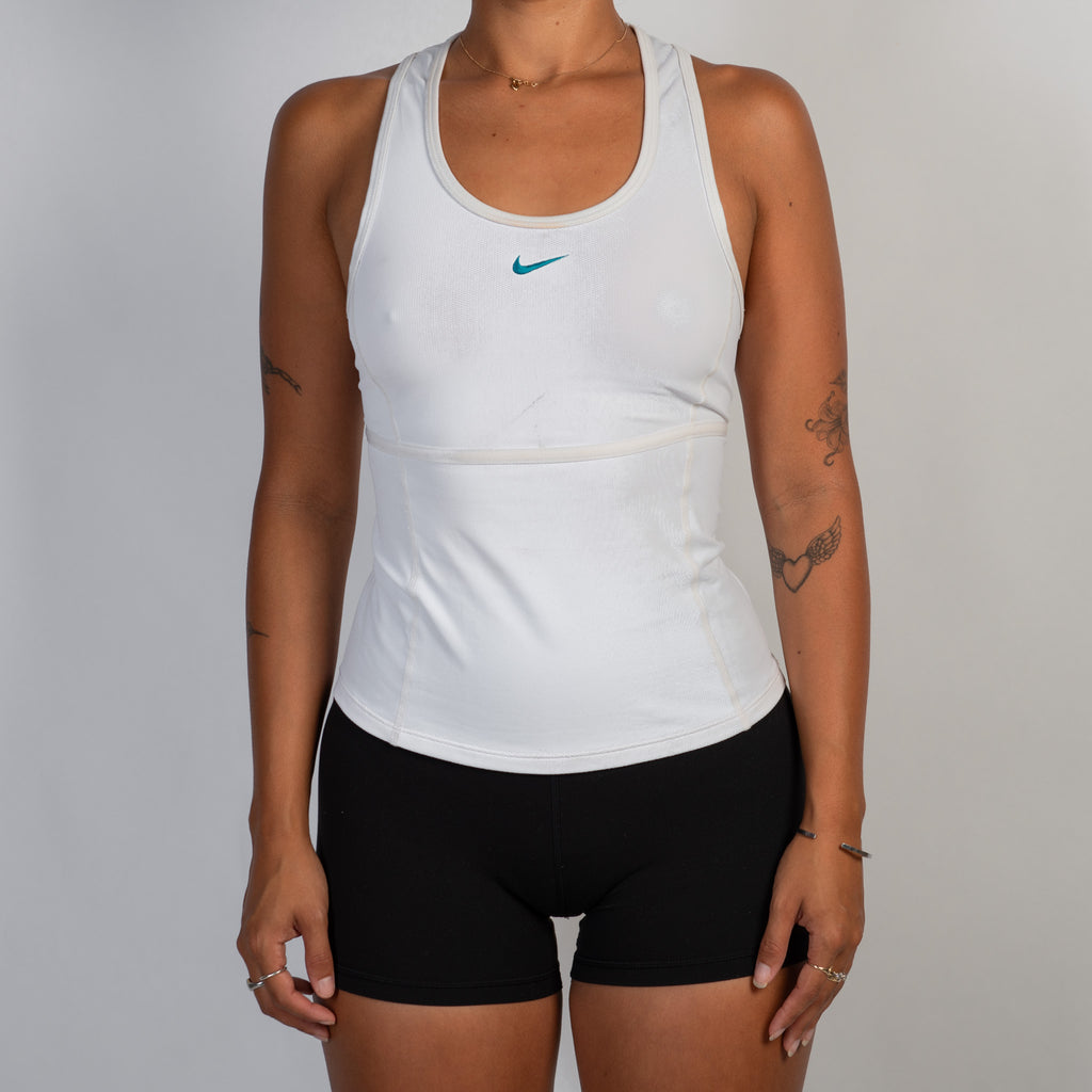 WHITE ACTIVE TANK TOP