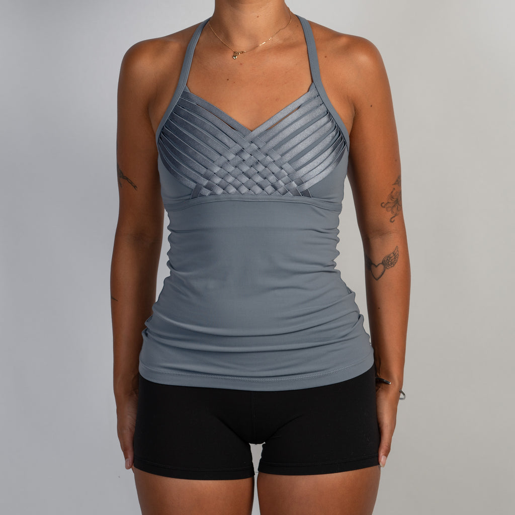 GREY ACTIVE TANK TOP