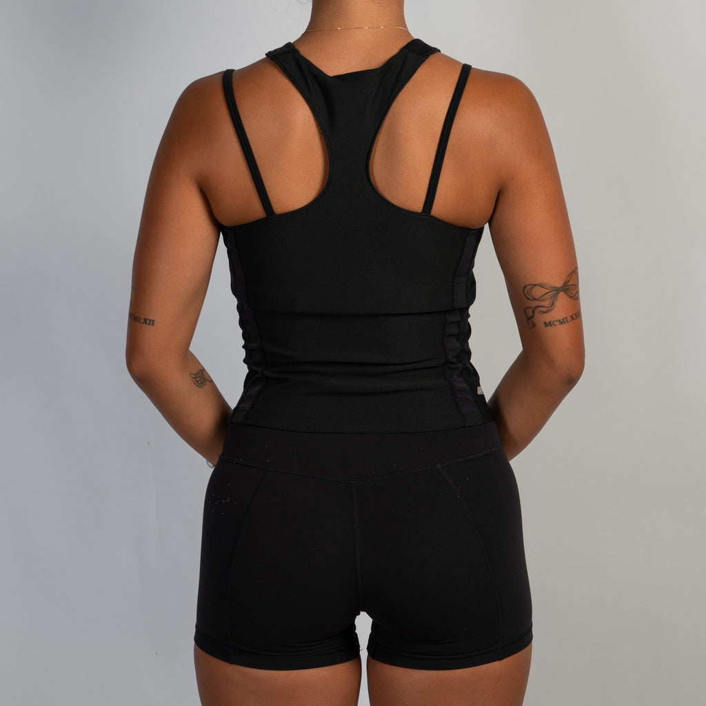 BLACK ACTIVE TANK TOP