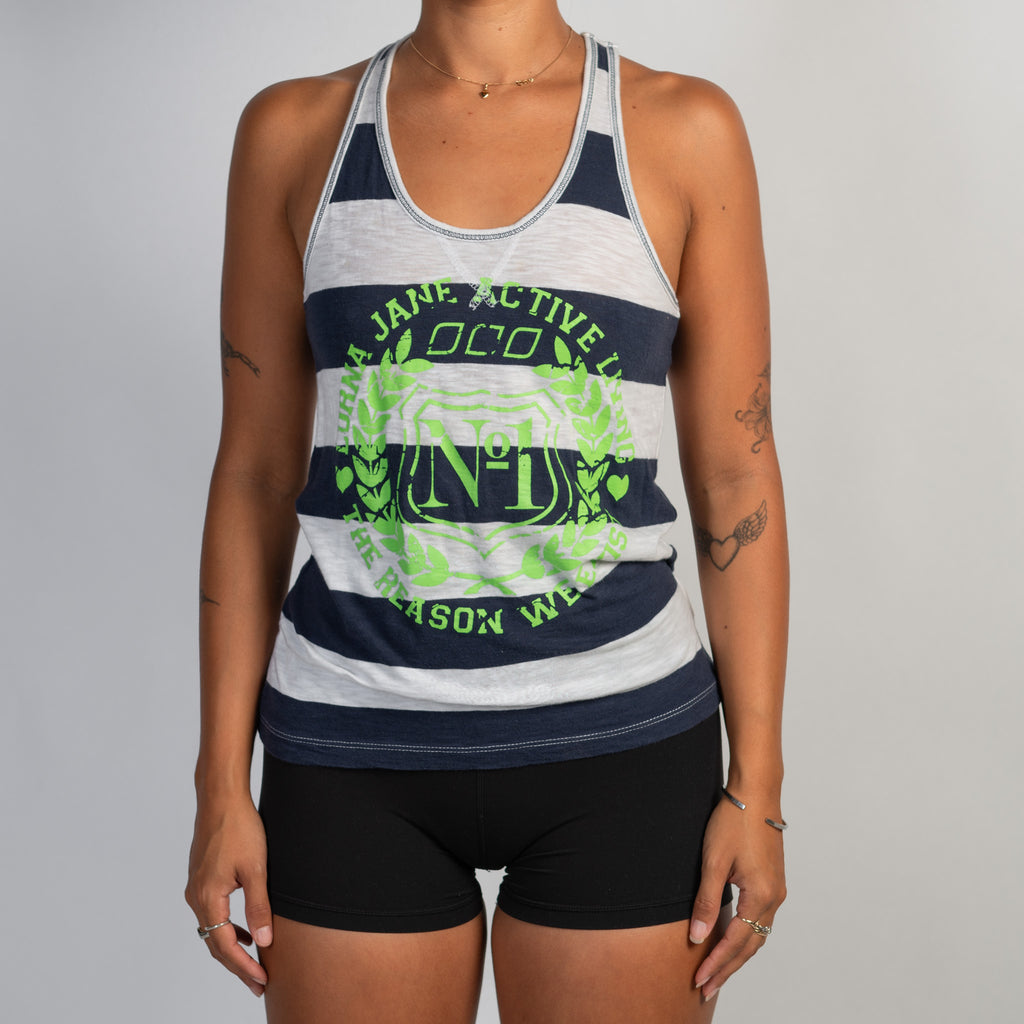 STRIPE COTTON TANK TOP