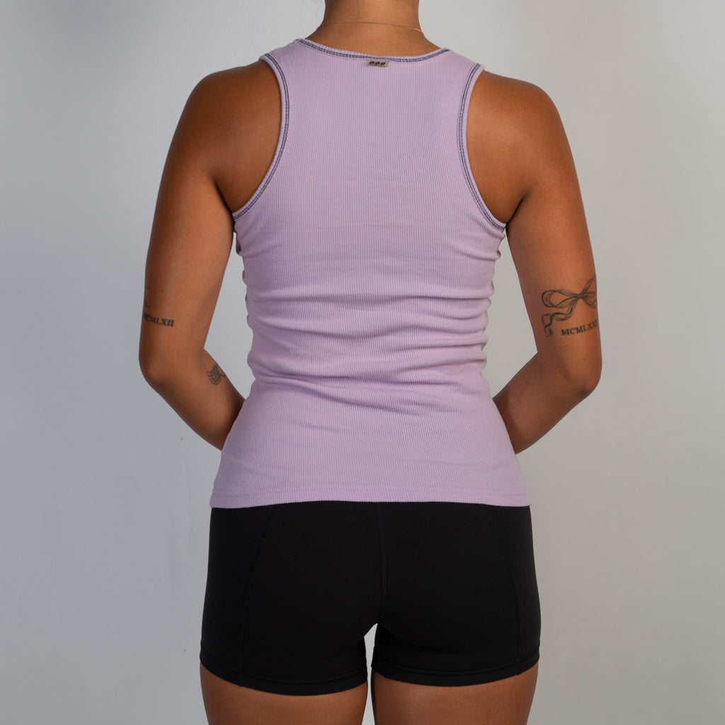 LILAC COTTON TANK TOP